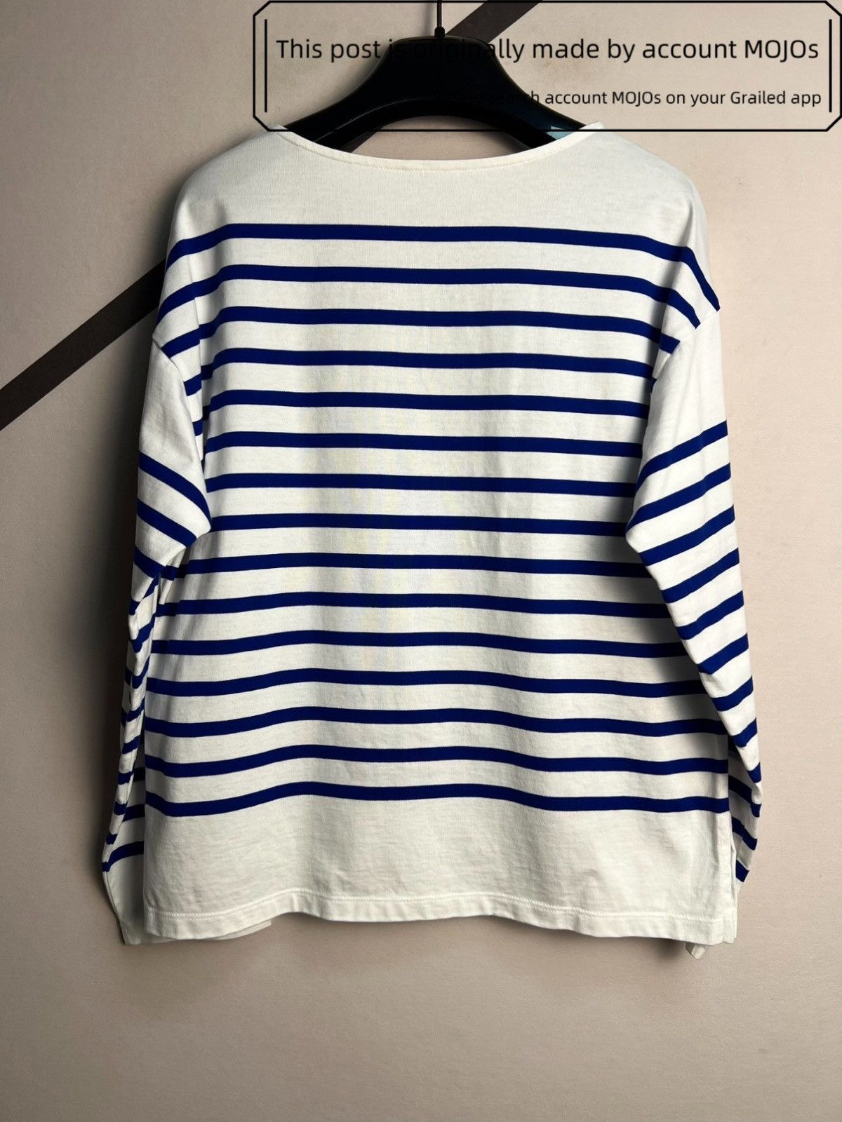 Celine Sz S Celine 21SS Blur Stripe White L/S Tee mojos132795 Size US S / EU 44-46 / 1 - 2 Thumbnail
