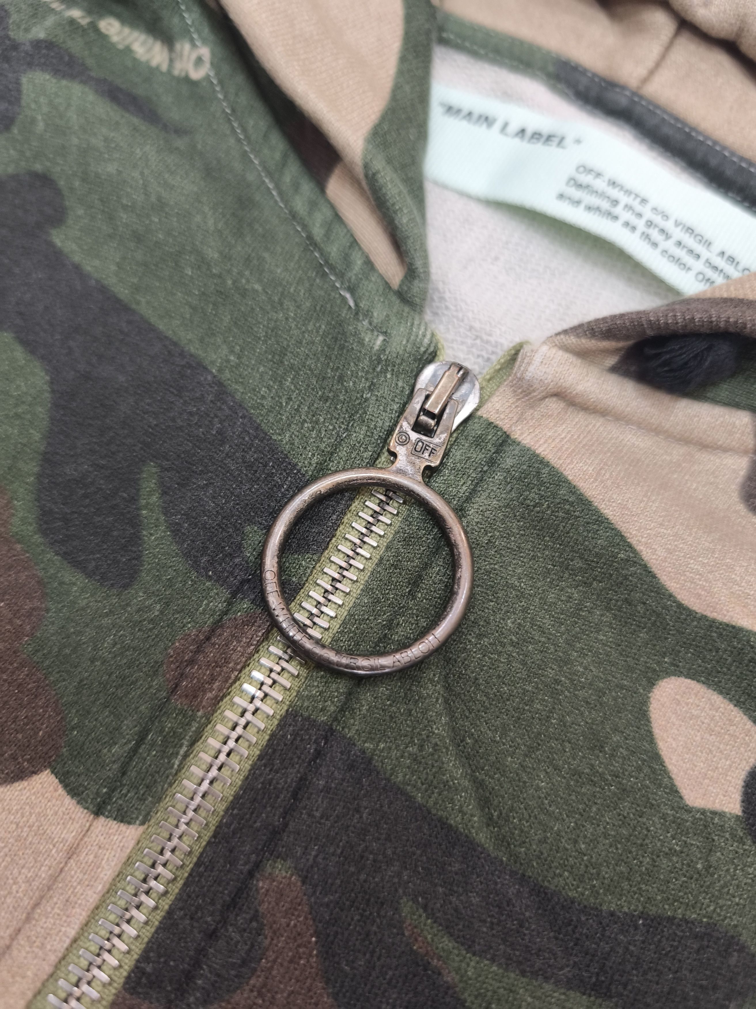 Off-White OFF WHITE Camouflage Cotton Zipped Hooded Size US S / EU 44-46 / 1 - 6 Thumbnail