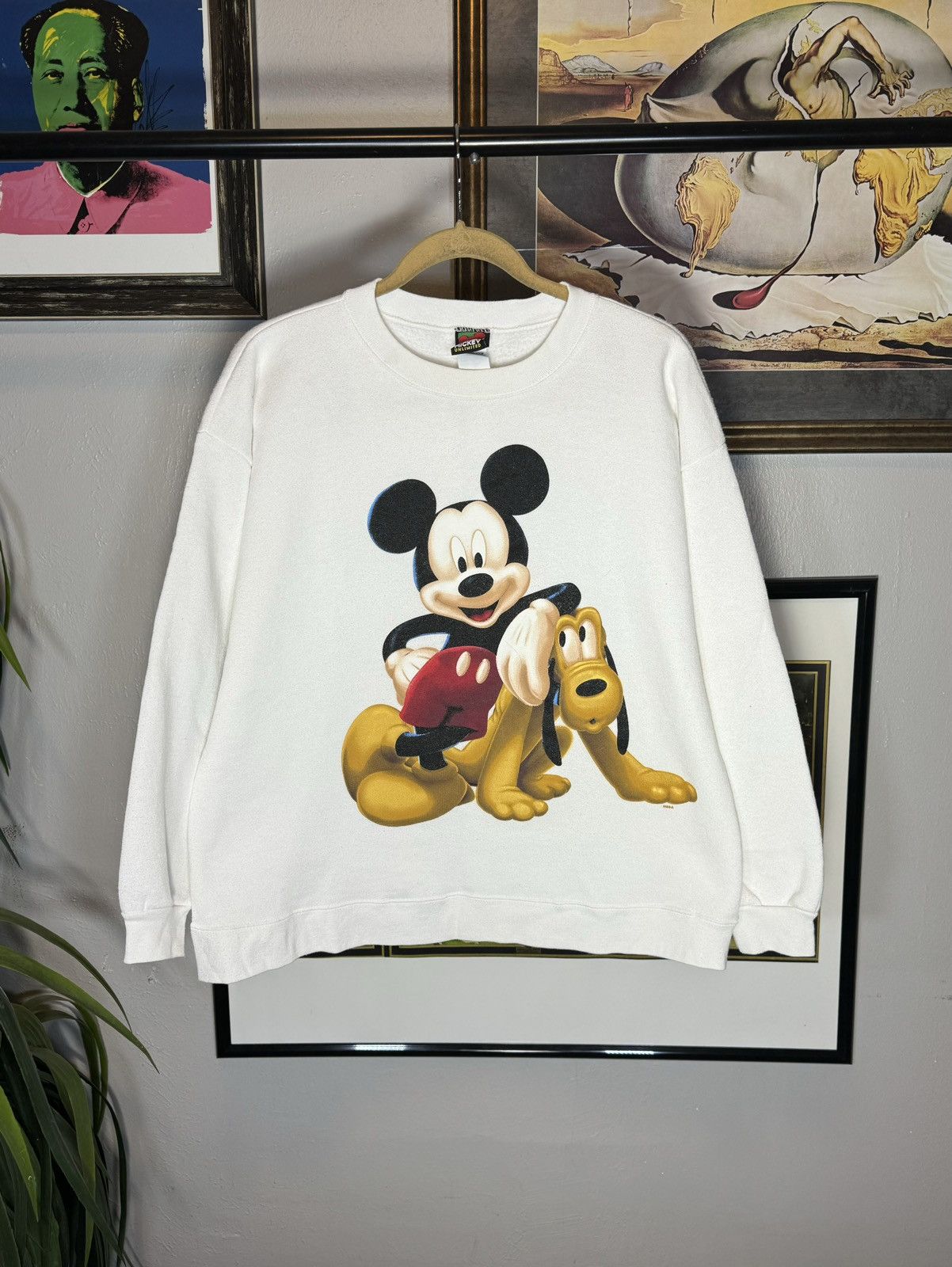 Disney × Vintage Vintage Mickey Mouse Disney Sweatshirt Size US M / EU 48-50 / 2 - 1 Thumbnail