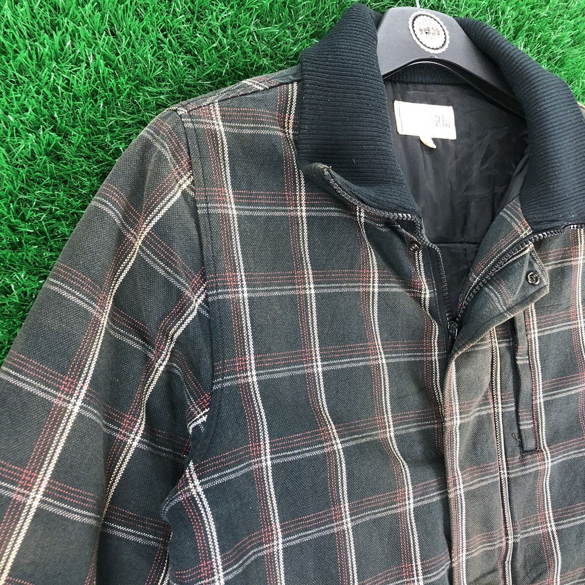Japanese Brand Vintage 90's Duck Canvas Fabric Jacket by Romantic Mocha Size US S / EU 44-46 / 1 - 2 Thumbnail