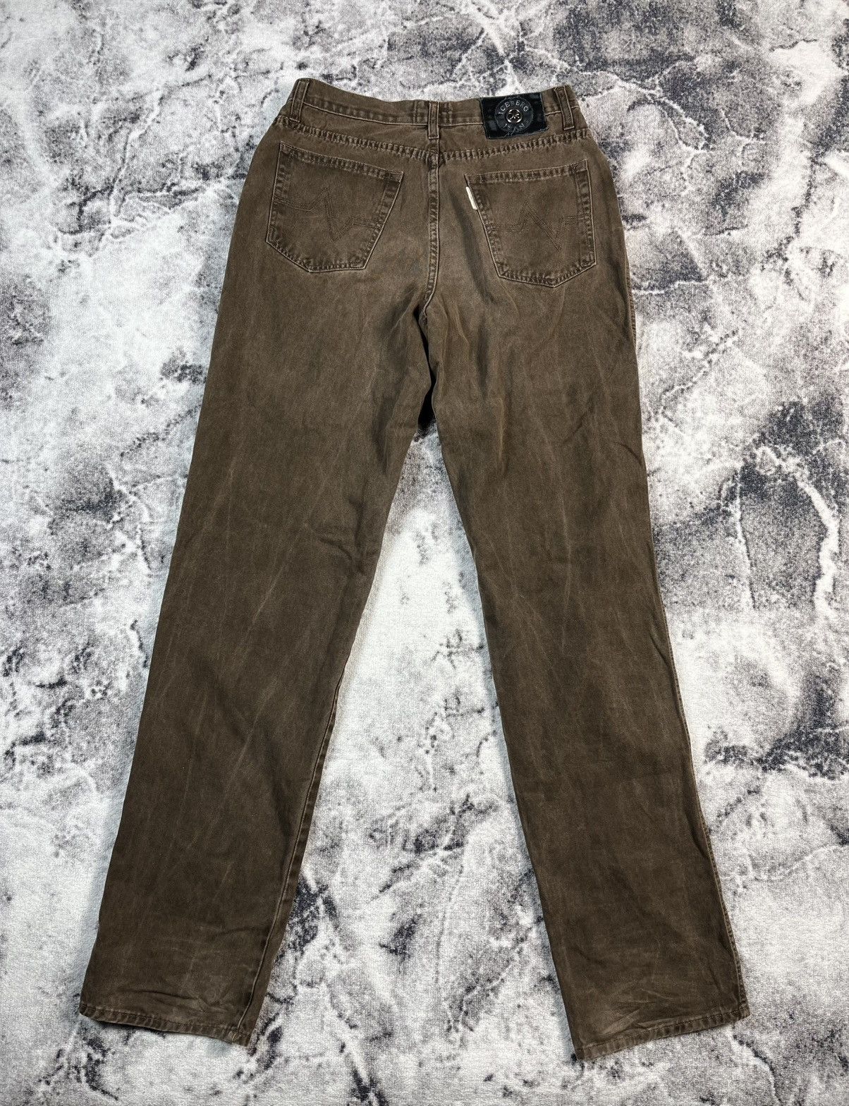 Iceberg Iceberg 90s Vintage Brown Denim Made in Italy Rare Size US 31 - 7 Thumbnail
