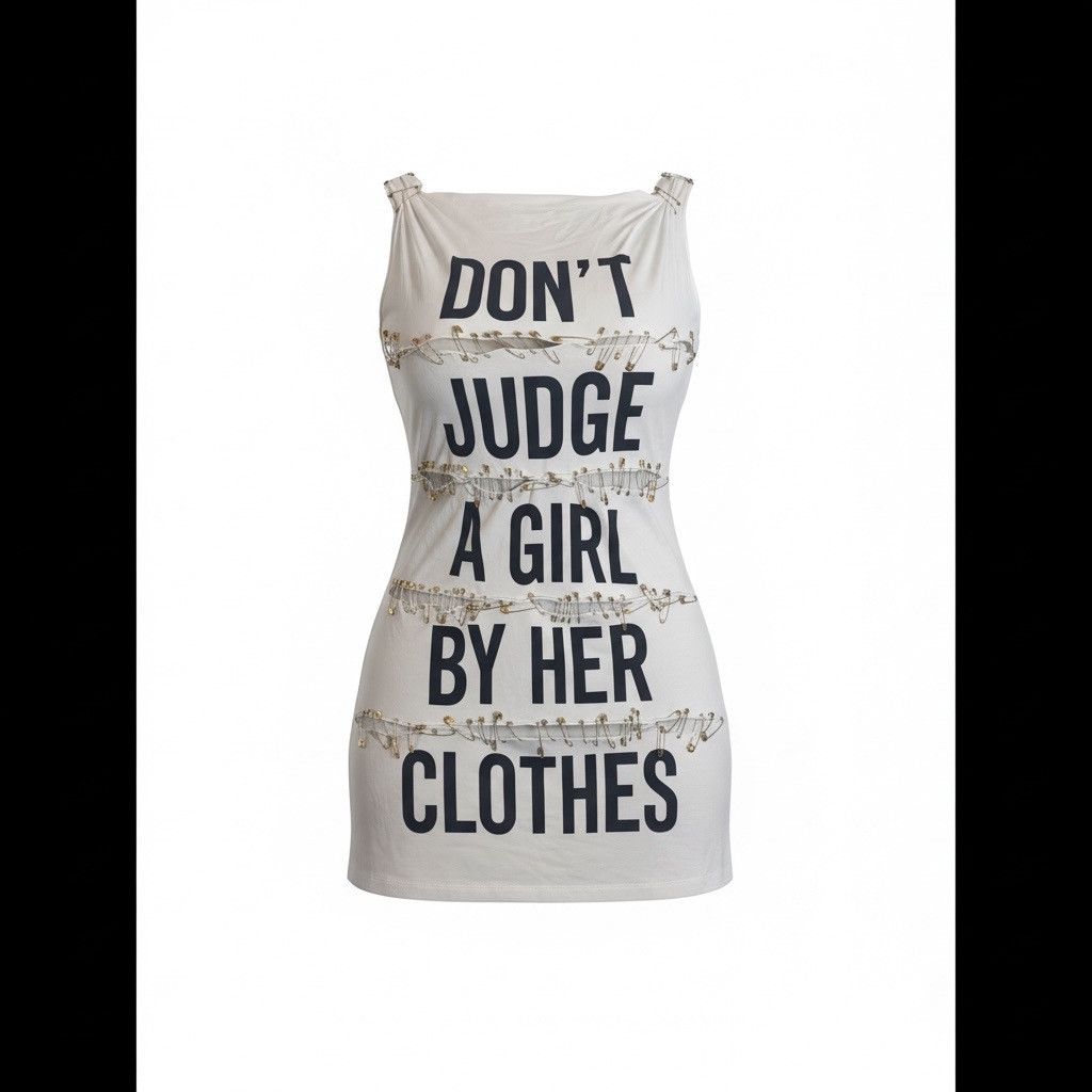 Moschino Vintage Moschino Don’t Judge a Girl by Her Clothes Dress Size M / US 6-8 / IT 42-44 - 1 Preview