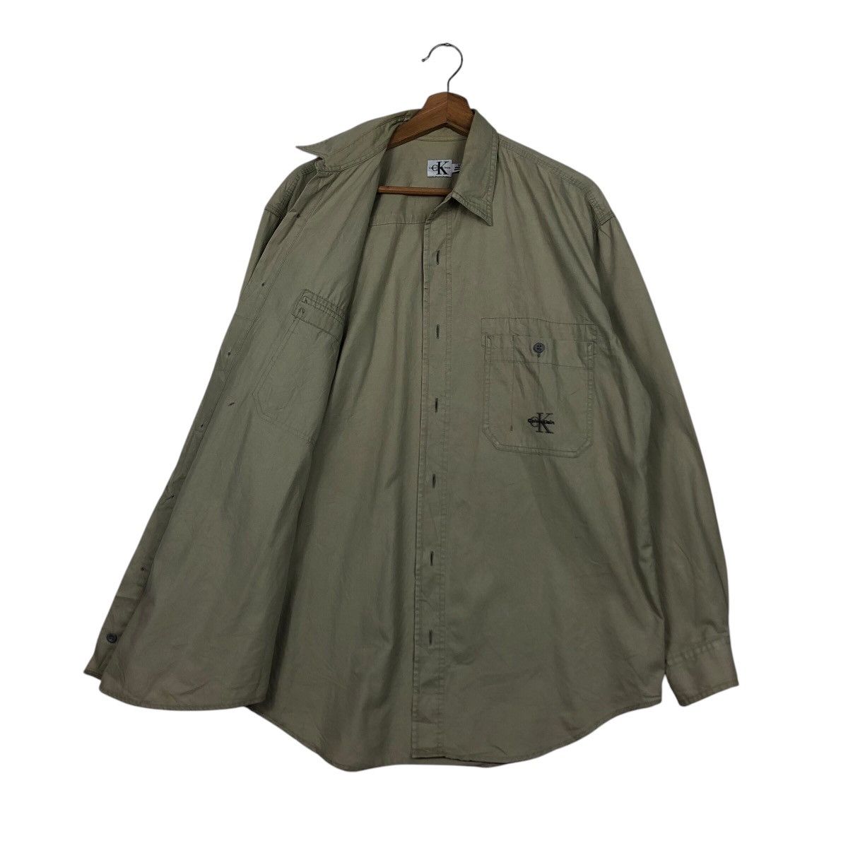 Calvin Klein × Japanese Brand 📌Vintage Chore Work Shirt Jacket Calvin Klein Jeans Size US M / EU 48-50 / 2 - 11 Thumbnail