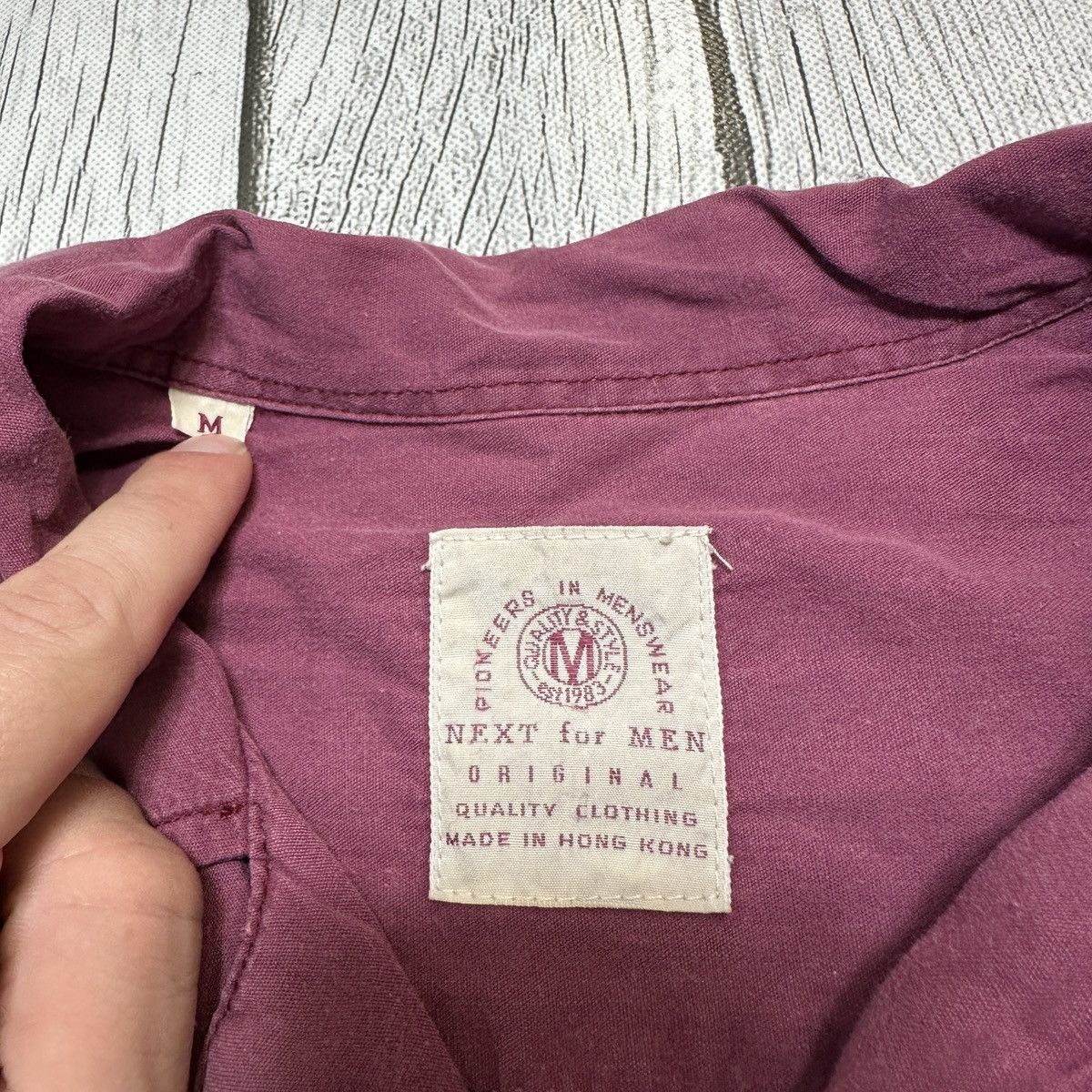 NEXT × Vintage Vintage Next for Men shirt Size US M / EU 48-50 / 2 - 4 Thumbnail