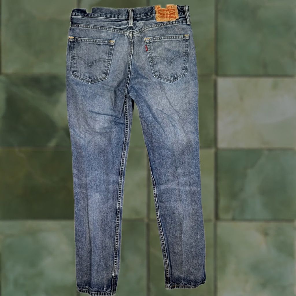 Levi's Levi’s 501 Jeans Men’s 34x34 Blue Denim Straight Leg Button Fly Size US 34 / EU 50 - 1 Thumbnail