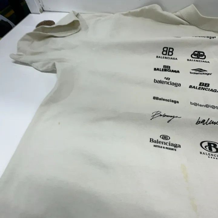 Balenciaga Balenciaga Balenciaga SS23 Logo Print Tshirt for Men and W Size US L / EU 52-54 / 3 - 8 Thumbnail