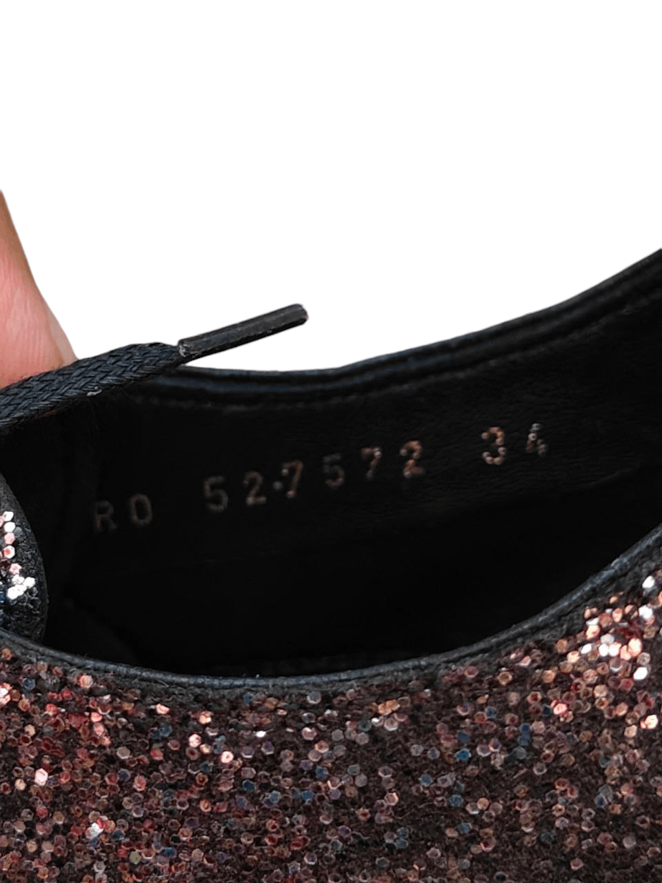 Saint Laurent Paris Saint Lauren Glitter Calf Skin Shoe Size US 4 / IT 34 - 5 Thumbnail