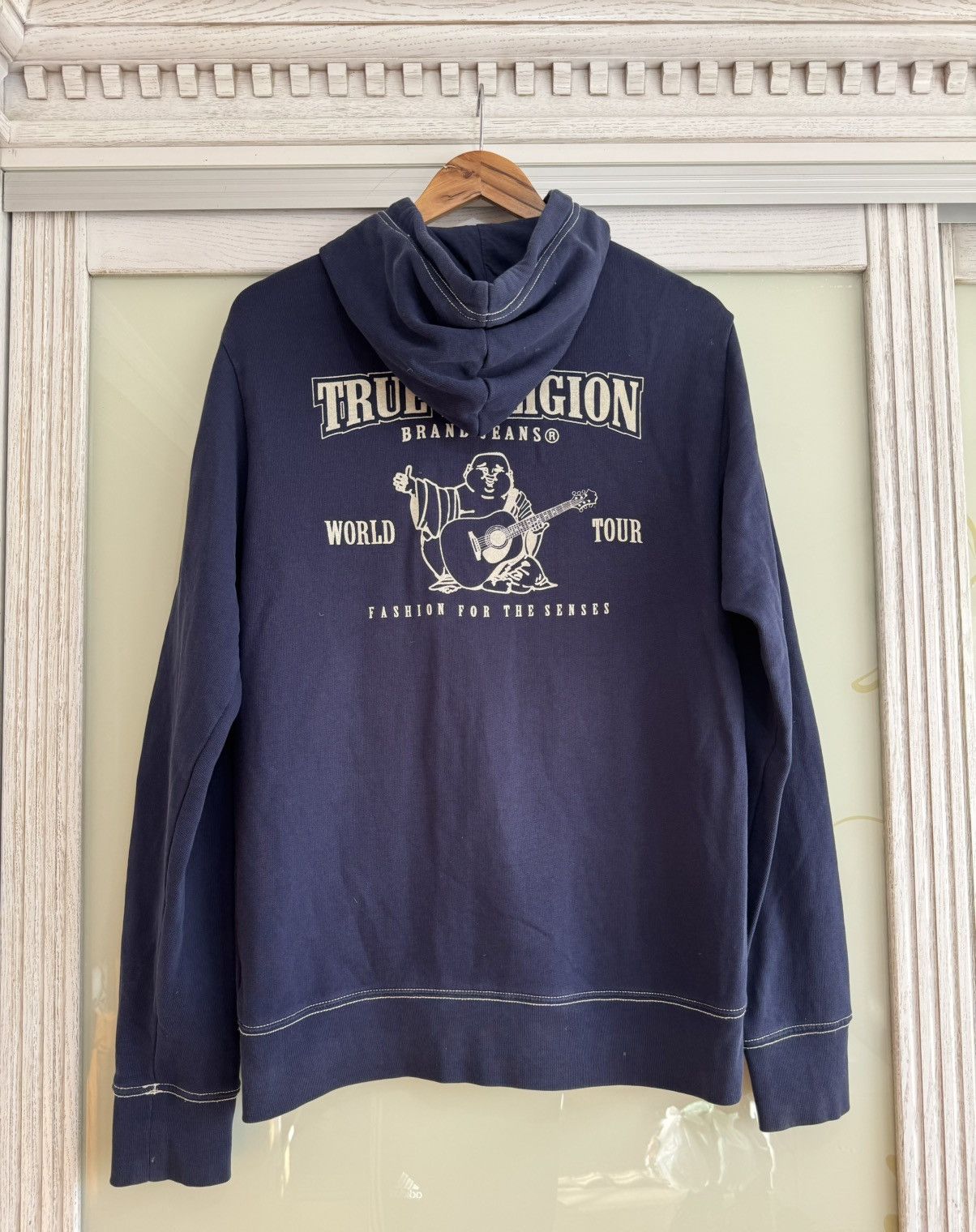 True Religion Vintage True Religion Zip Hoodie Japanese Brand Y2K 90’s Size US M / EU 48-50 / 2 - 1 Thumbnail