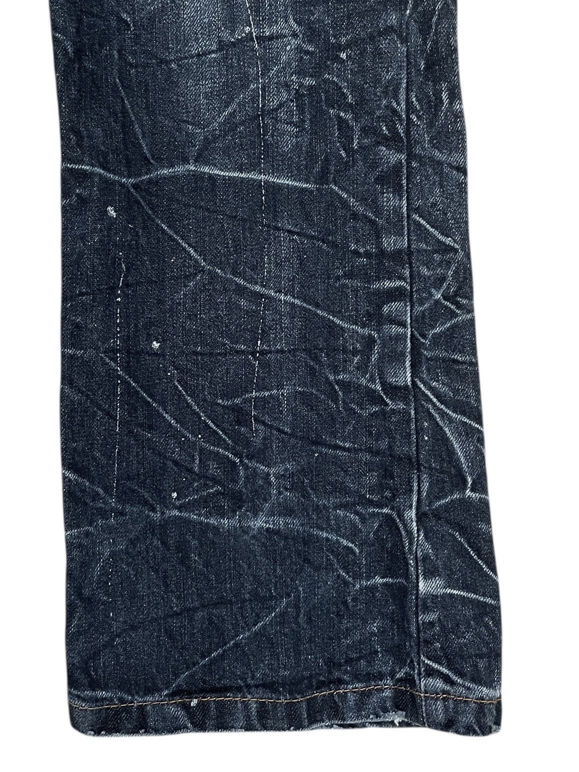 Japanese Brand × Le Grande Bleu (L.G.B.) Vintage Japanese Brand Nylaus Double Waist Jeans 2000s Size US 29 - 4 Thumbnail