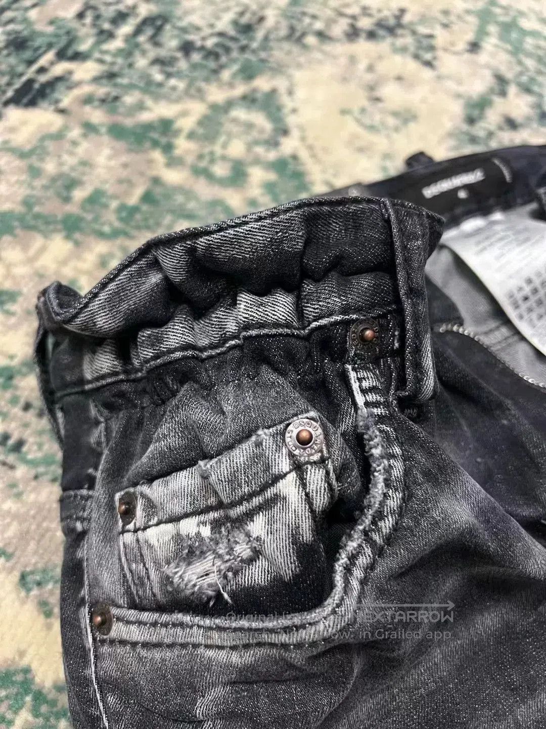 Dsquared2 dsquared2 black gray washed denim pants. Size US 44 / EU 60 - 4 Thumbnail