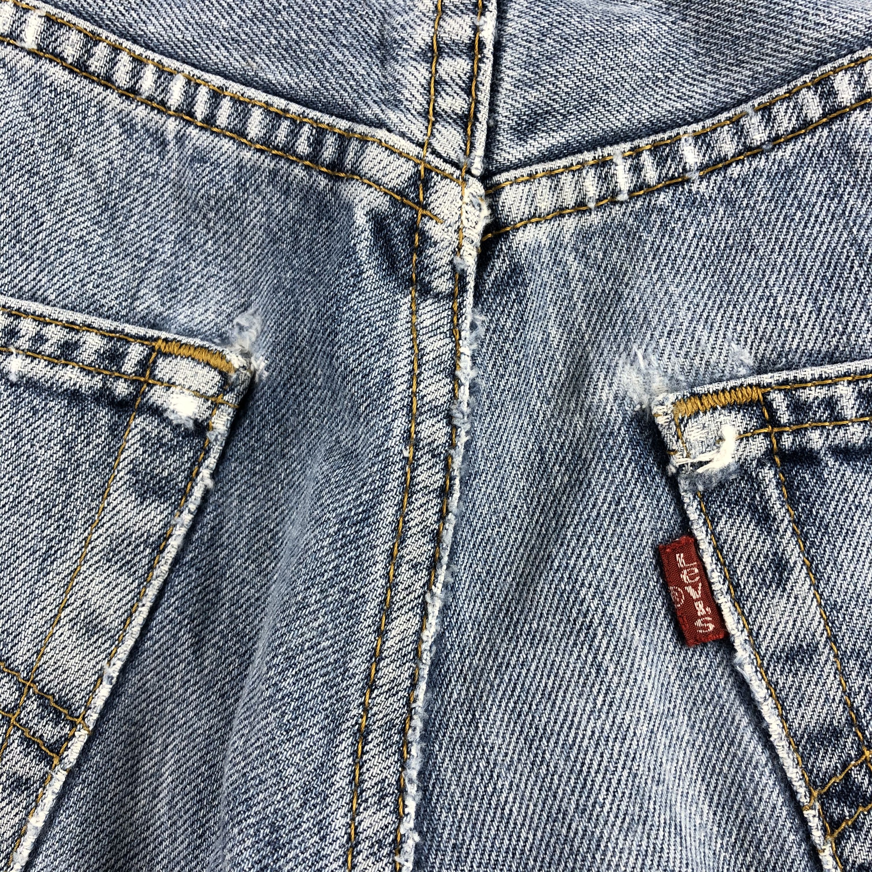 Levi's Vintage 90s Blue Wash Levis 506 Jeans-J1885 Size US 33 - 8 Thumbnail
