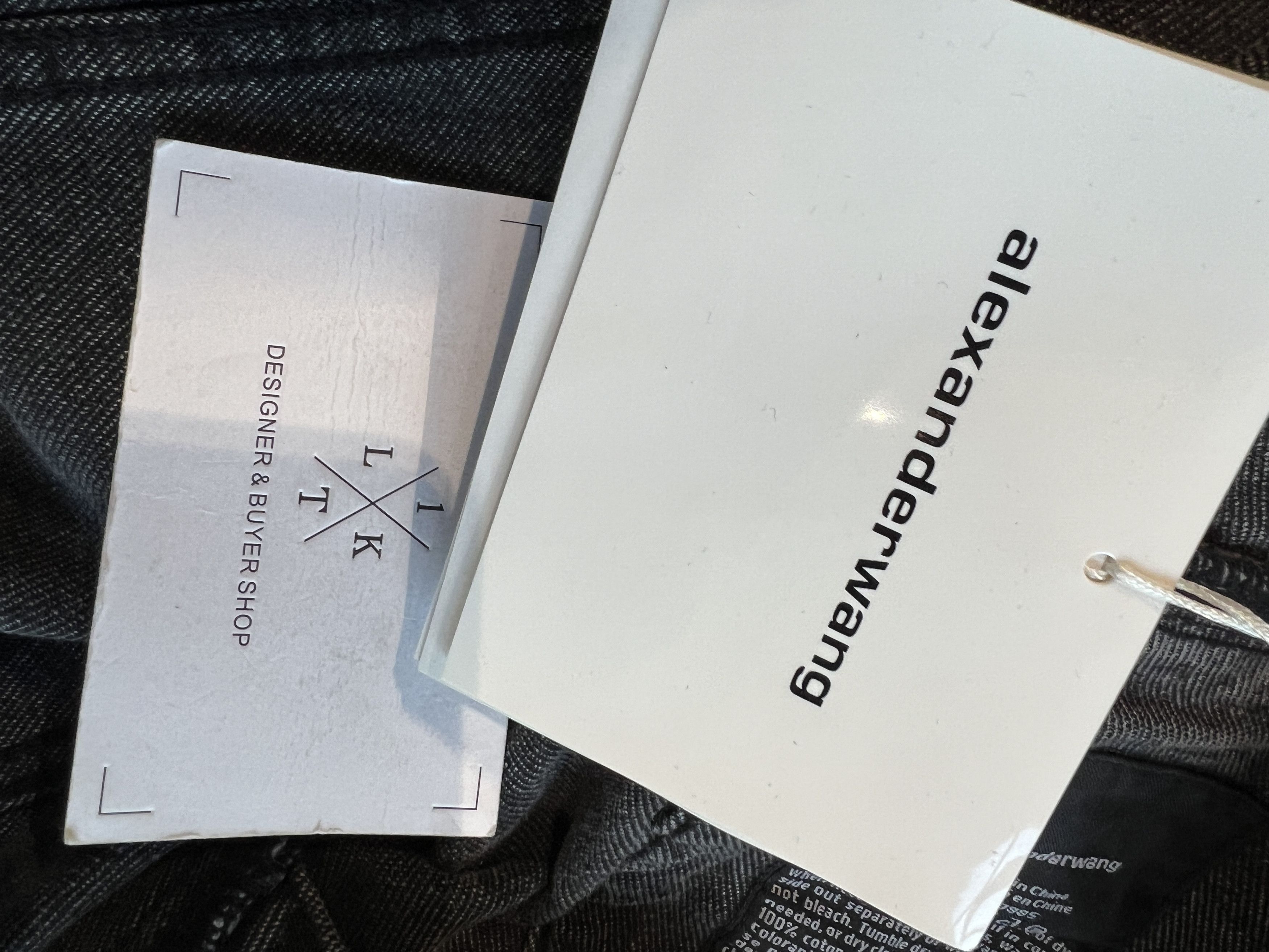 Alexander Wang Alexander King denim jacket （ covered in logos) Size US S / EU 44-46 / 1 - 12 Thumbnail