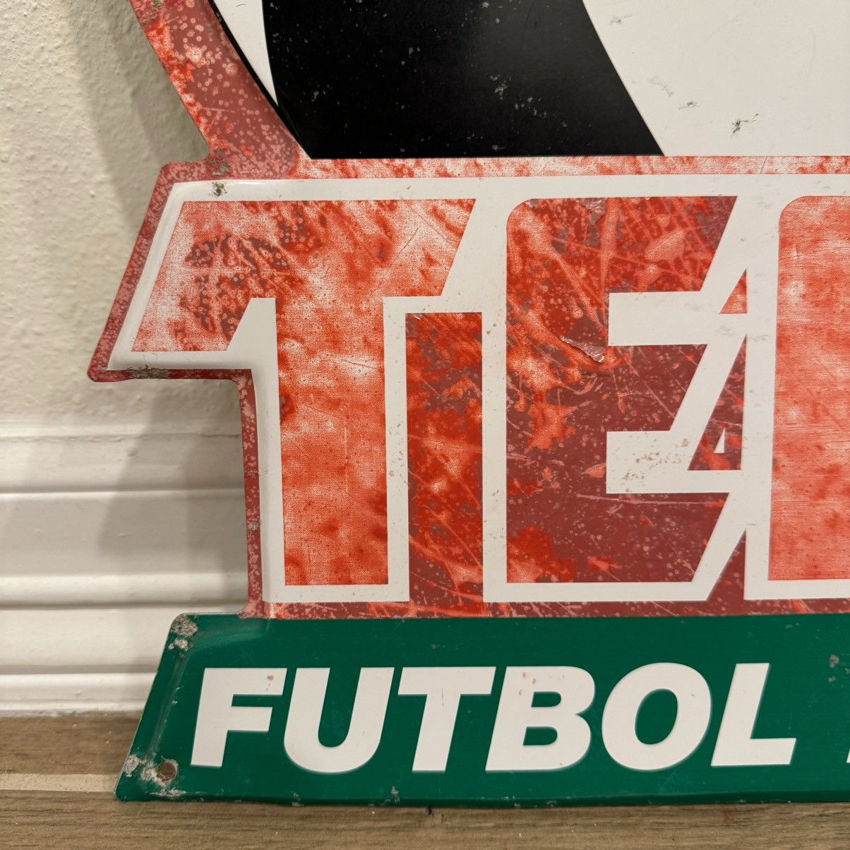 Other Tecate “Futbol Mexicano” 22x20in Tin Mexico Soccer Beer Sign Size ONE SIZE - 4 Thumbnail
