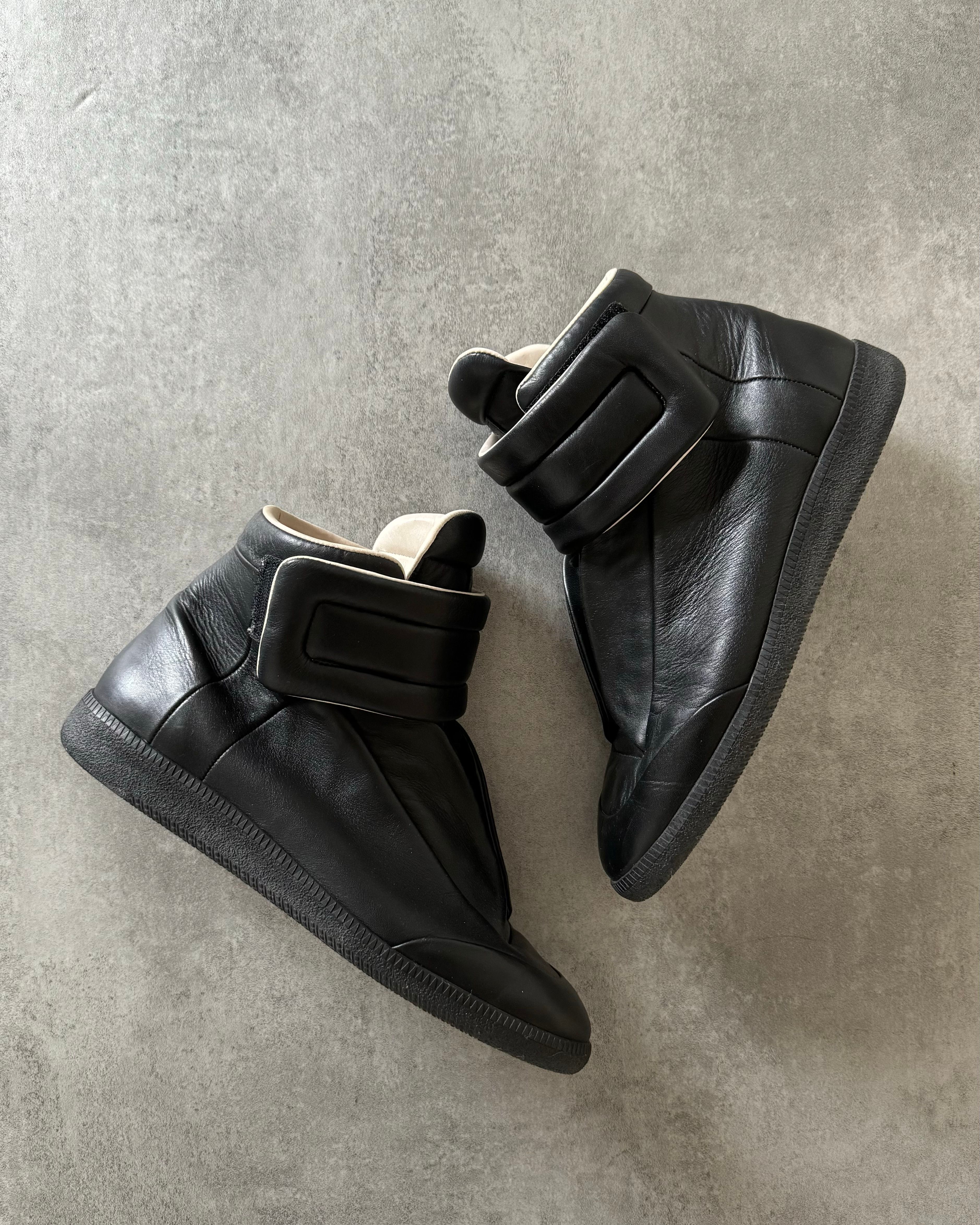 Pre-owned Archival Clothing X Maison Margiela Future Full Black Shoes