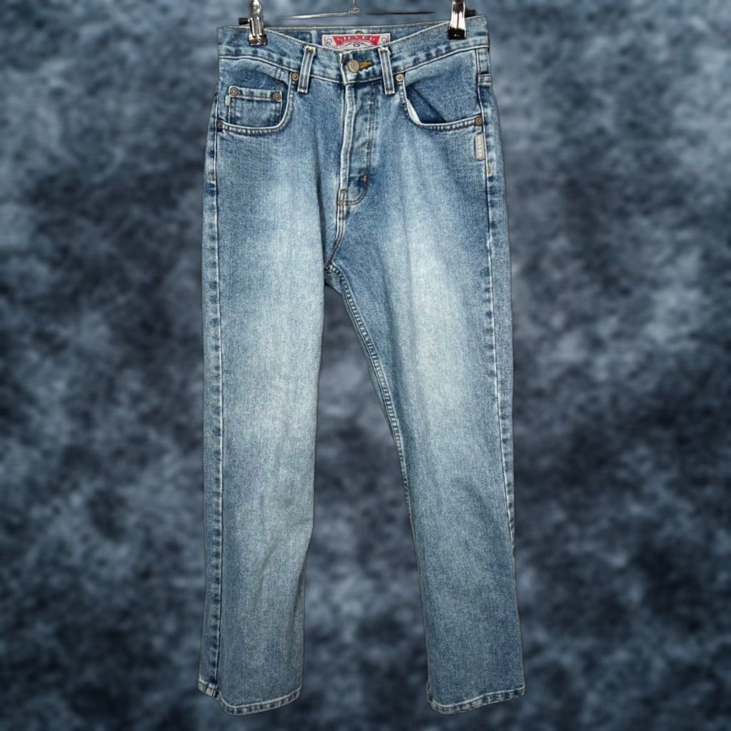 Silver Jeans Co. Silver Jeans Womens Size 26 x 28 Light Wash Denim Straight-Leg Jeans Size 26" / US 2 / IT 38 - 1 Thumbnail
