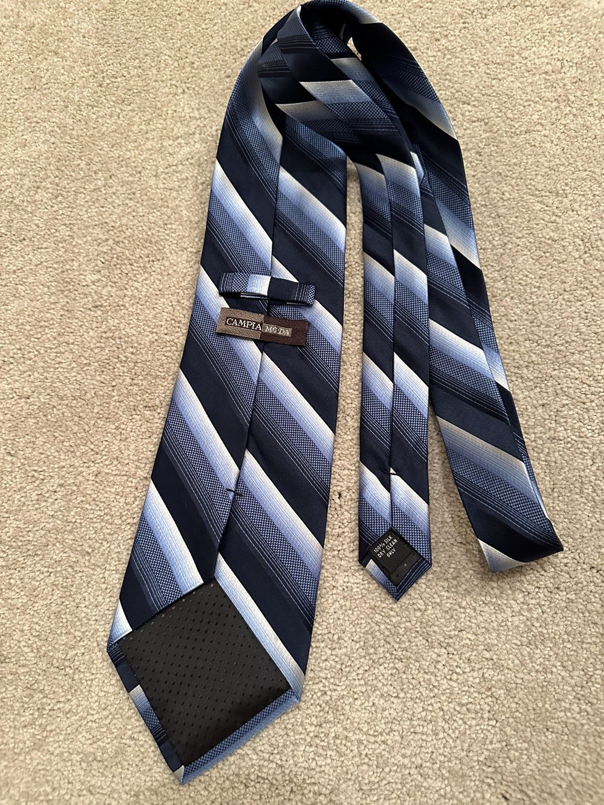 Campia Moda Campia Moda striped silk tie Size ONE SIZE - 3 Thumbnail