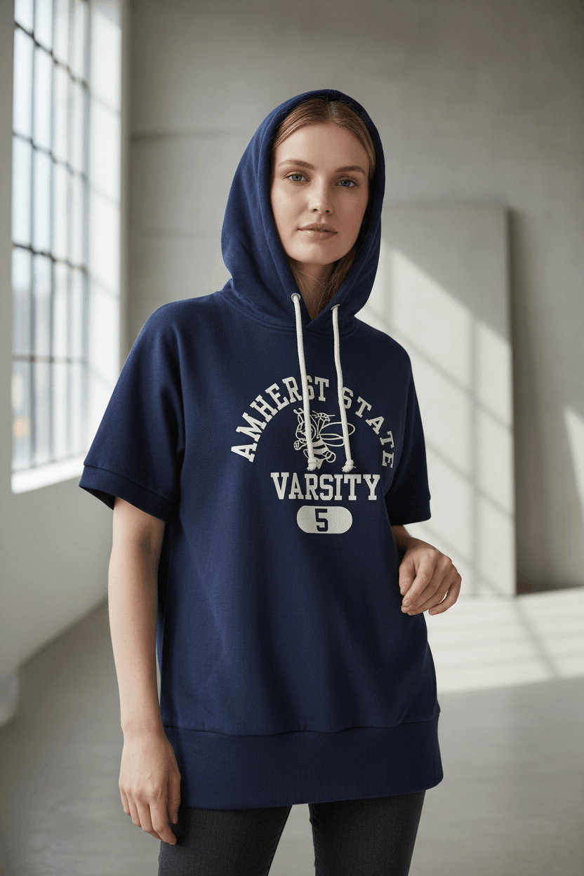 Champion Vintage 90's CHAMPION Amherst State Hoodies Sweatshirts Size M / US 6-8 / IT 42-44 - 1 Thumbnail