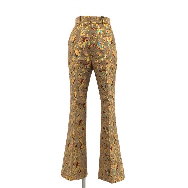 Gucci Gucci Floral GG Monogram Pants Size 38 Size 26" / US 2 / IT 38 - 1 Thumbnail