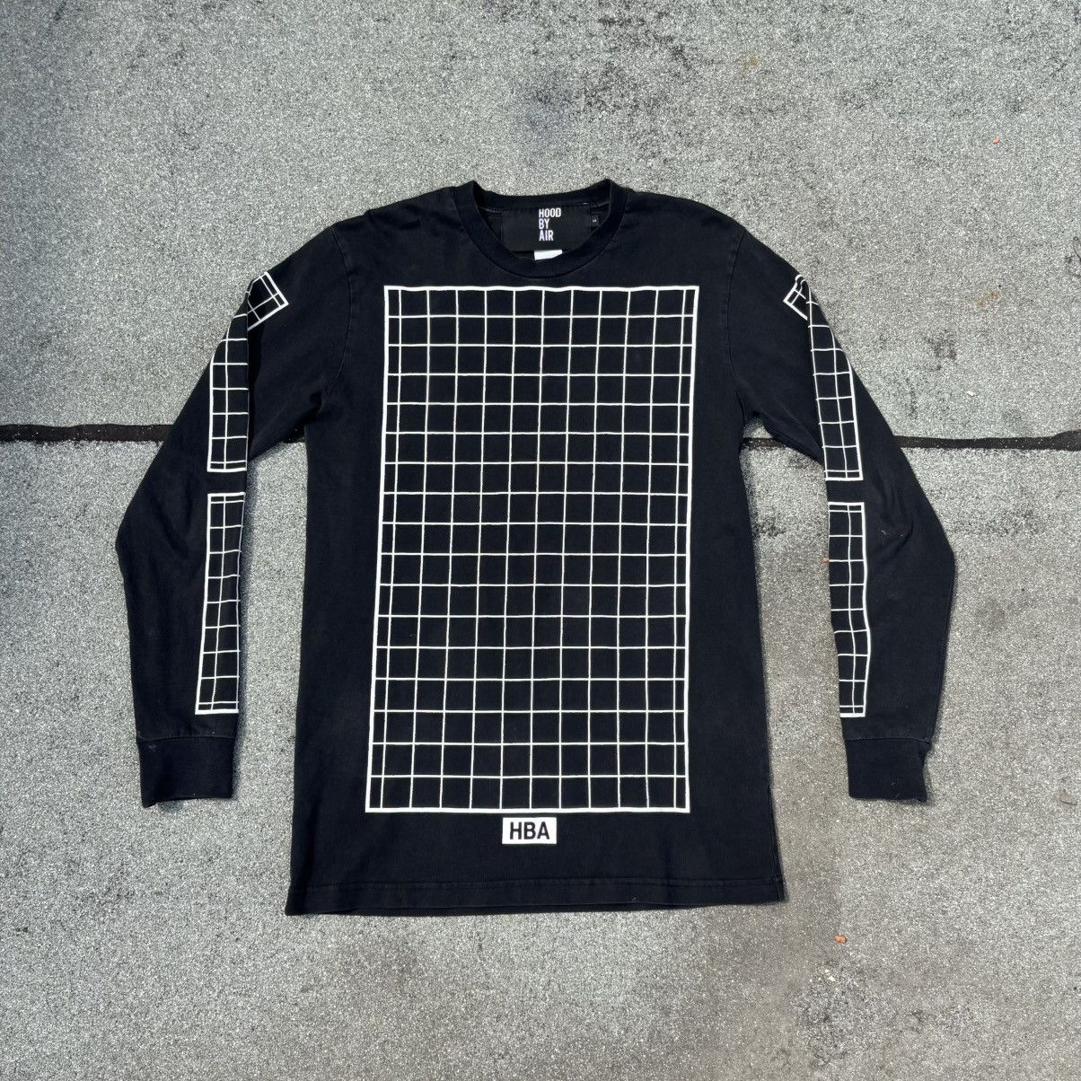 Hood By Air Hood By Air Thermal Map Long Sleeve Shirt | Grailed