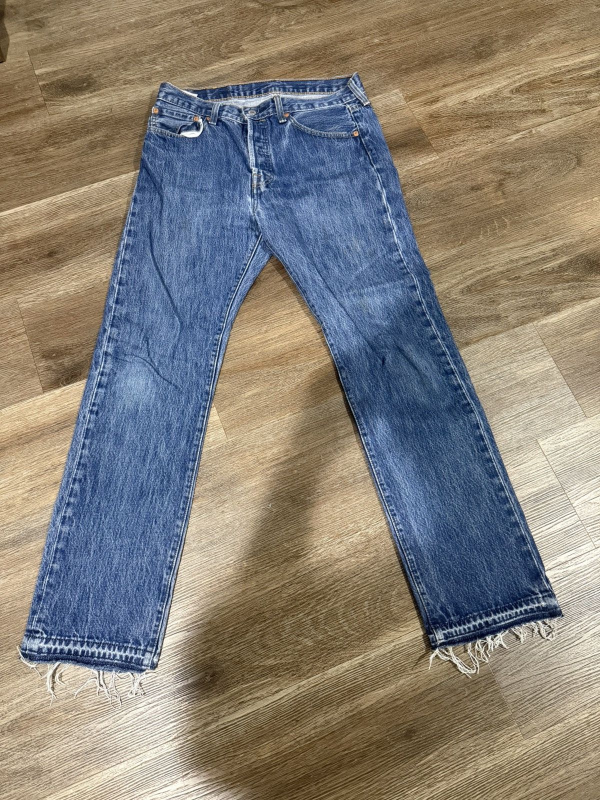 Levi's Vintage Levi’s 501 released hem Size US 32 / EU 48 - 1 Thumbnail