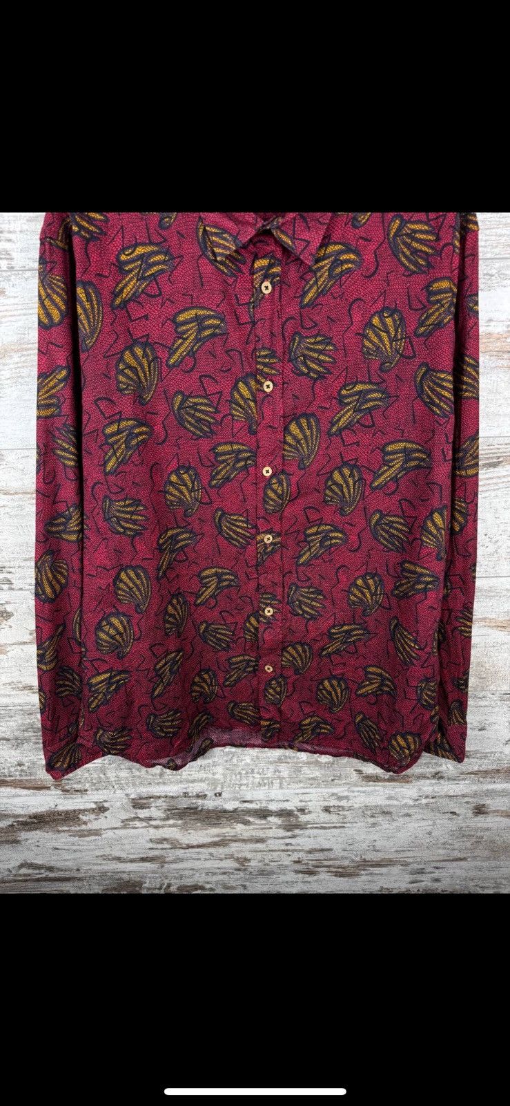 Desigual × Vintage Mens Vintage Desigual Floral Shirt Button Up Size US XXL / EU 58 / 5 - 4 Thumbnail