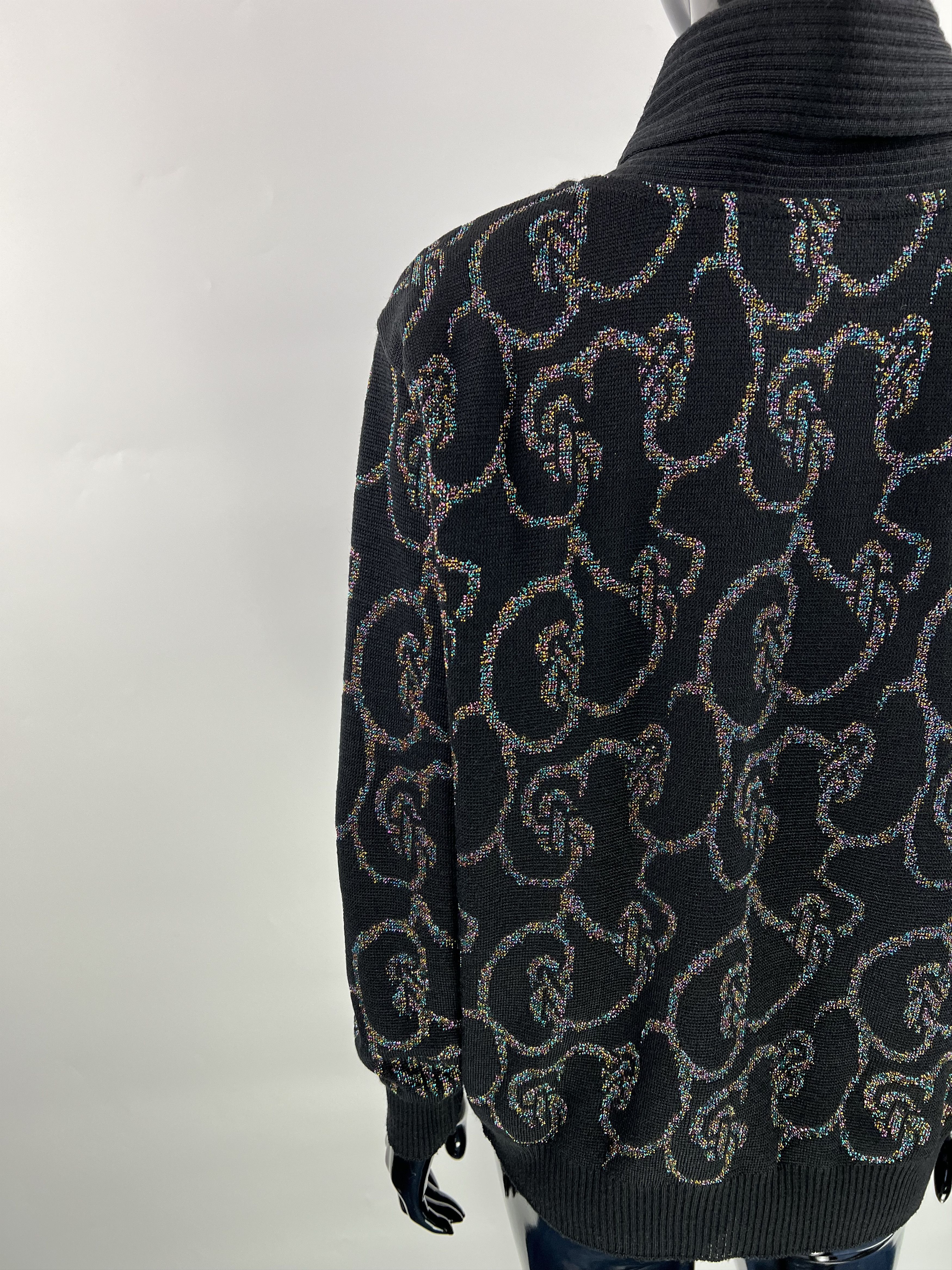 Vintage × Wolford Wolford Rare Vintage Wool Sweater Lurex Size A42 UK16 F44 Size XL / US 12-14 / IT 48-50 - 8 Thumbnail