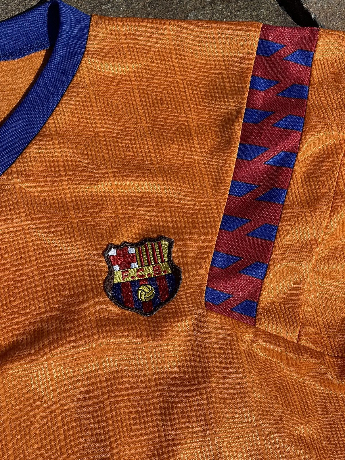 Other 1992 Barcelona Vintage rare soccer jersey Wembley Size US L / EU 52-54 / 3 - 6 Thumbnail