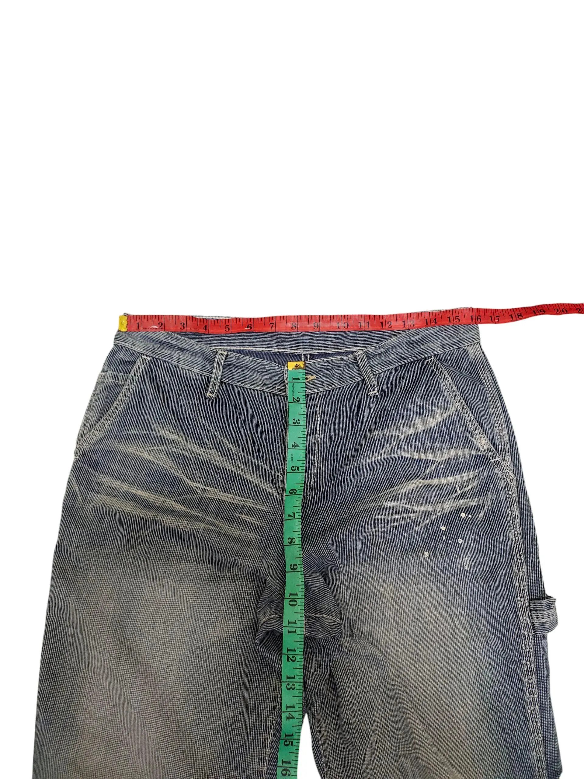 Beams Plus × Engineered Garments Journal Standard Japan Painted Hickory Carpenter Denim Pants Size US 32 / EU 48 - 5 Thumbnail