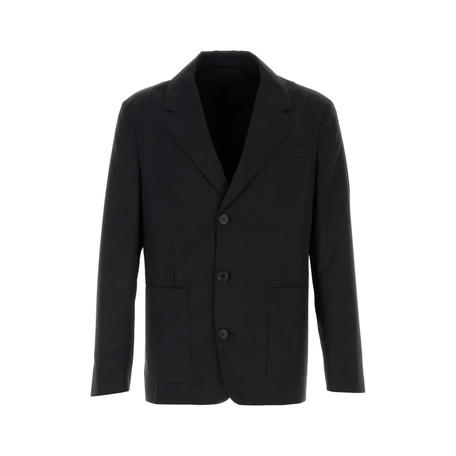 Prada PRADA Black Wool Blend Blazer New & Authentic (Men's size:50 Size US M / EU 48-50 / 2 - 1 Thumbnail