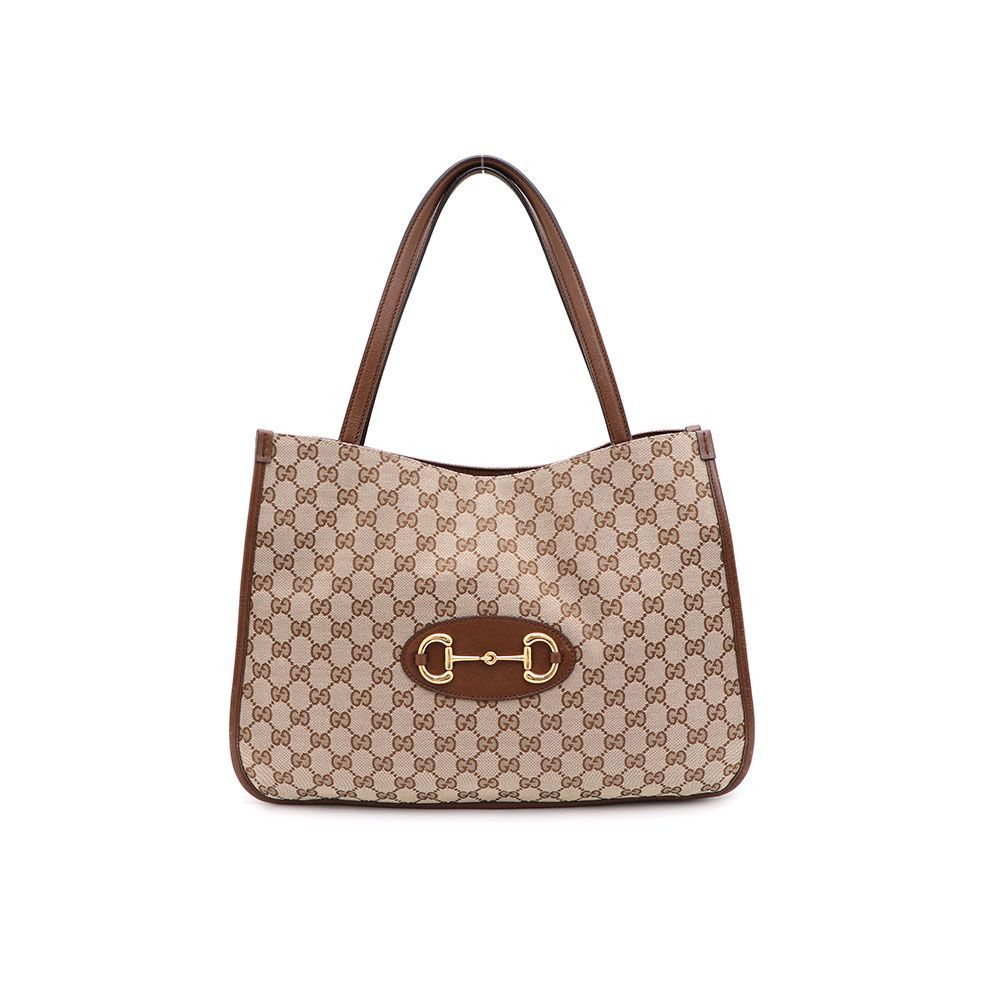 Gucci Horsebit Canvas Tote Bag and Shoulder Bag Size ONE SIZE - 1 Thumbnail