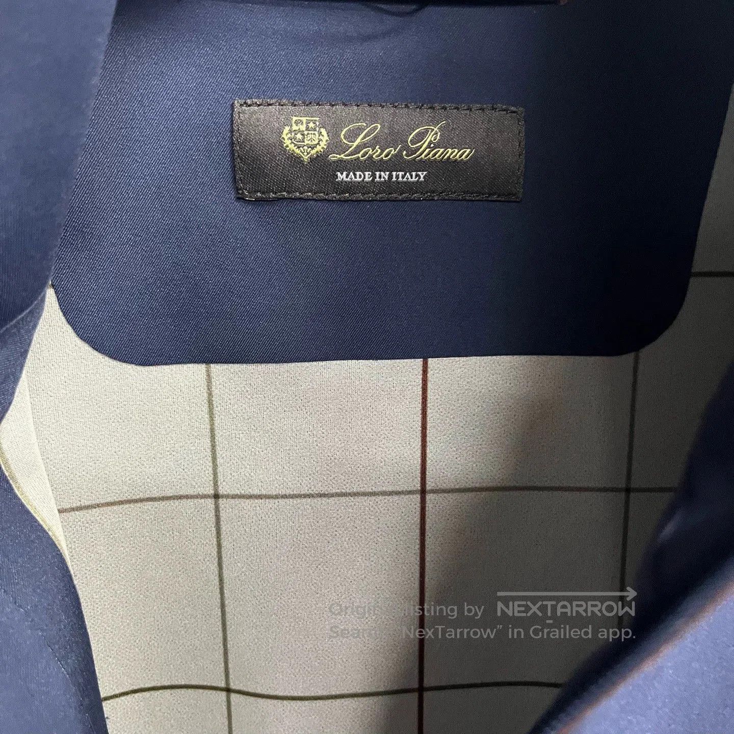 Loro Piana navy blue executive stand-collar jacket. Size US M / EU 48-50 / 2 - 2 Thumbnail