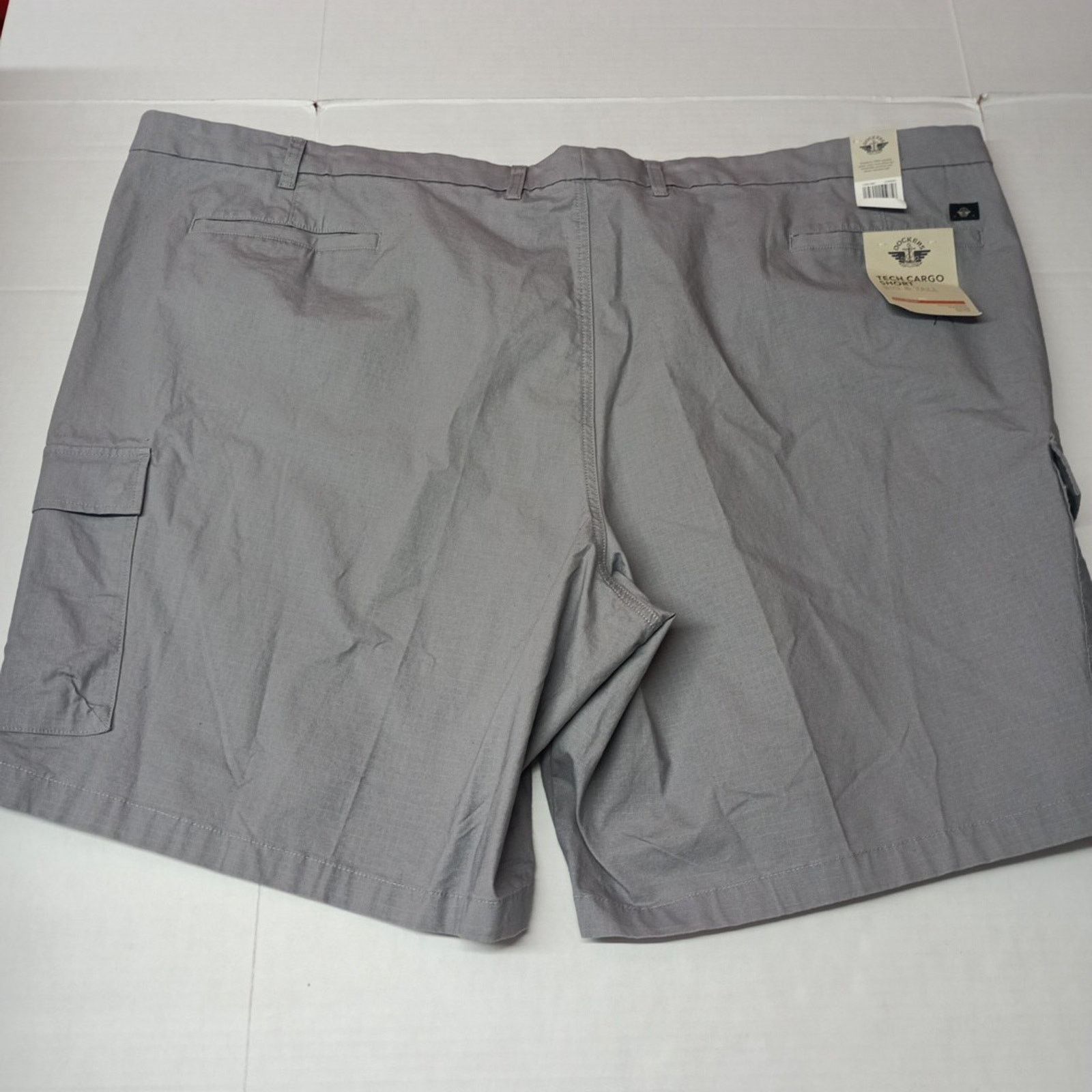 Dockers Dockers Tech Cargo Shorts Men's 60 Big & Tall Gray Size US 44 / EU 60 - 6 Thumbnail