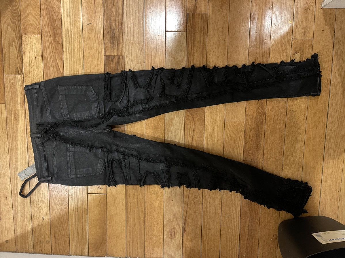 Rick Owens Rick Owens Thrashed Tyrone Waxed Size US 29 - 2 Thumbnail