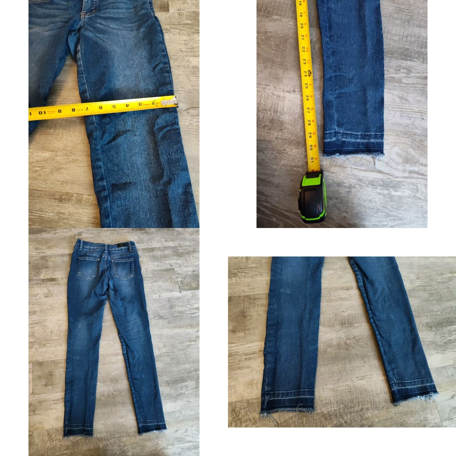 Versace Versace V1969 Italia Abbigliamento Sportivo SRL Jeans Womens 28 Blue Denim Slim Skinny Stretch Zipper Logo 31 In Inseam Vintage No Mens Womens Size 28" / US 6 / IT 42 - 10 Thumbnail
