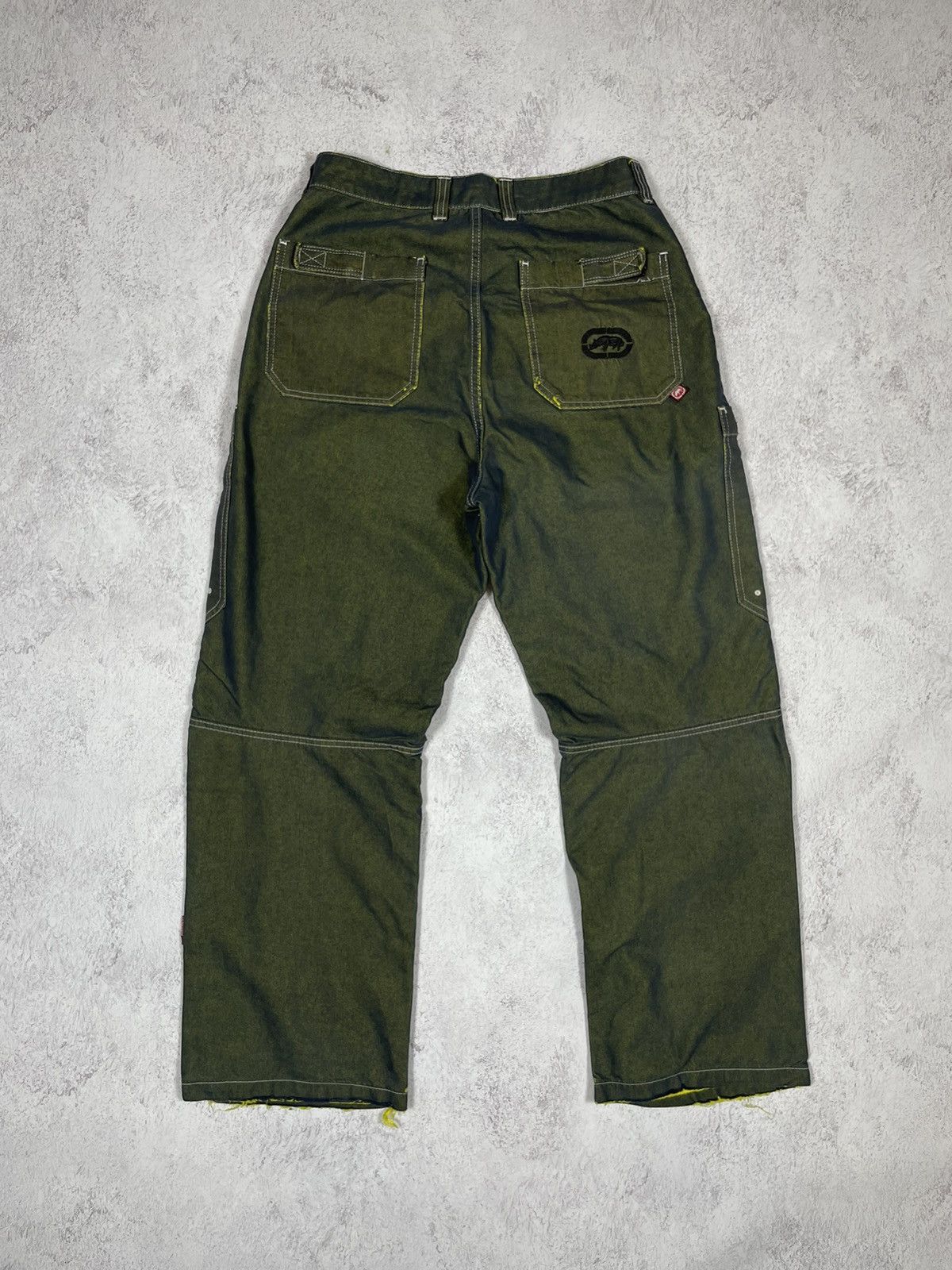 Ecko Unltd. Ecko Unltd Shiny Rap Jeans Vintage Baggy Fit Size US 35 - 4 Thumbnail