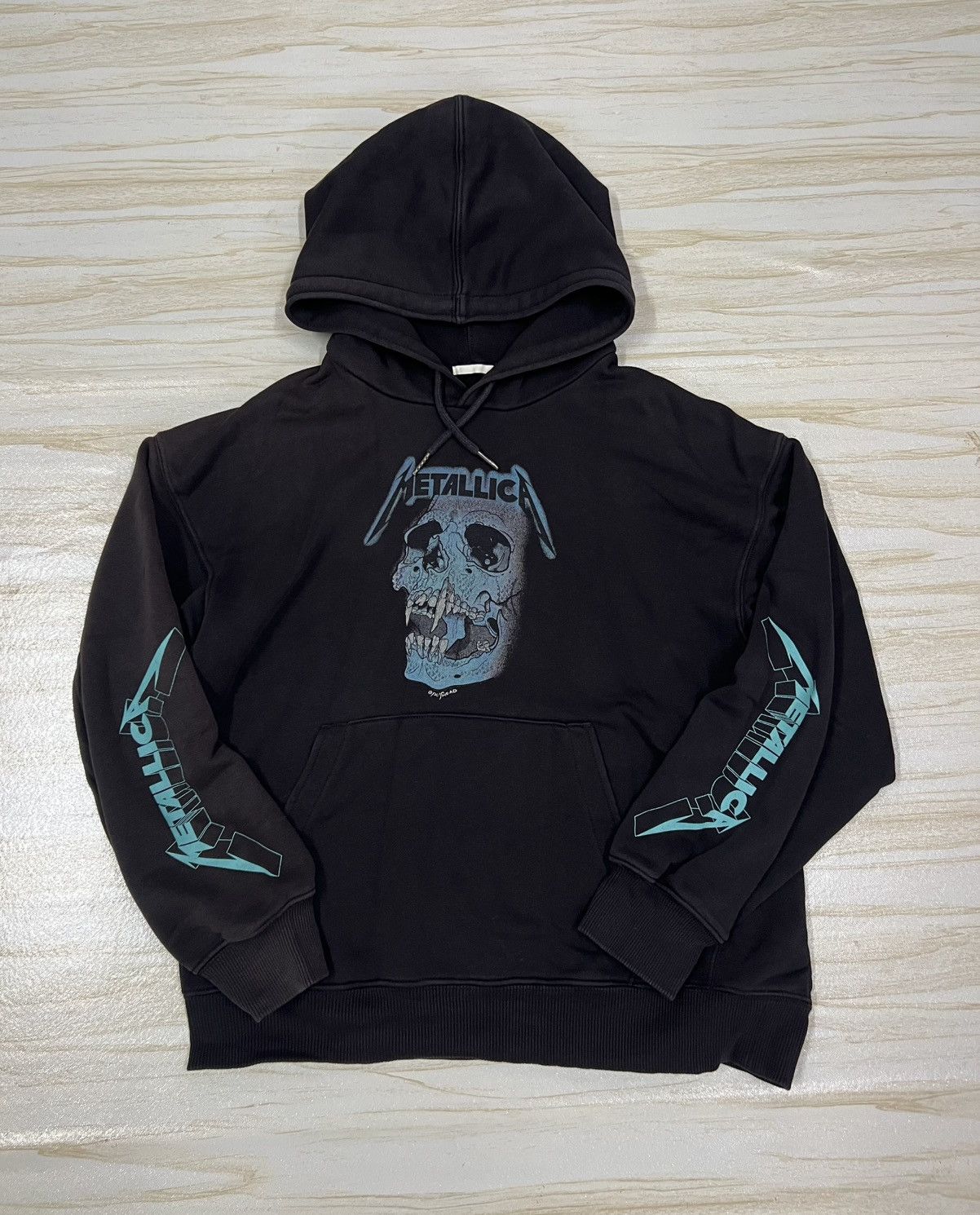 Metallica Pushed Sun Faded Hoodie