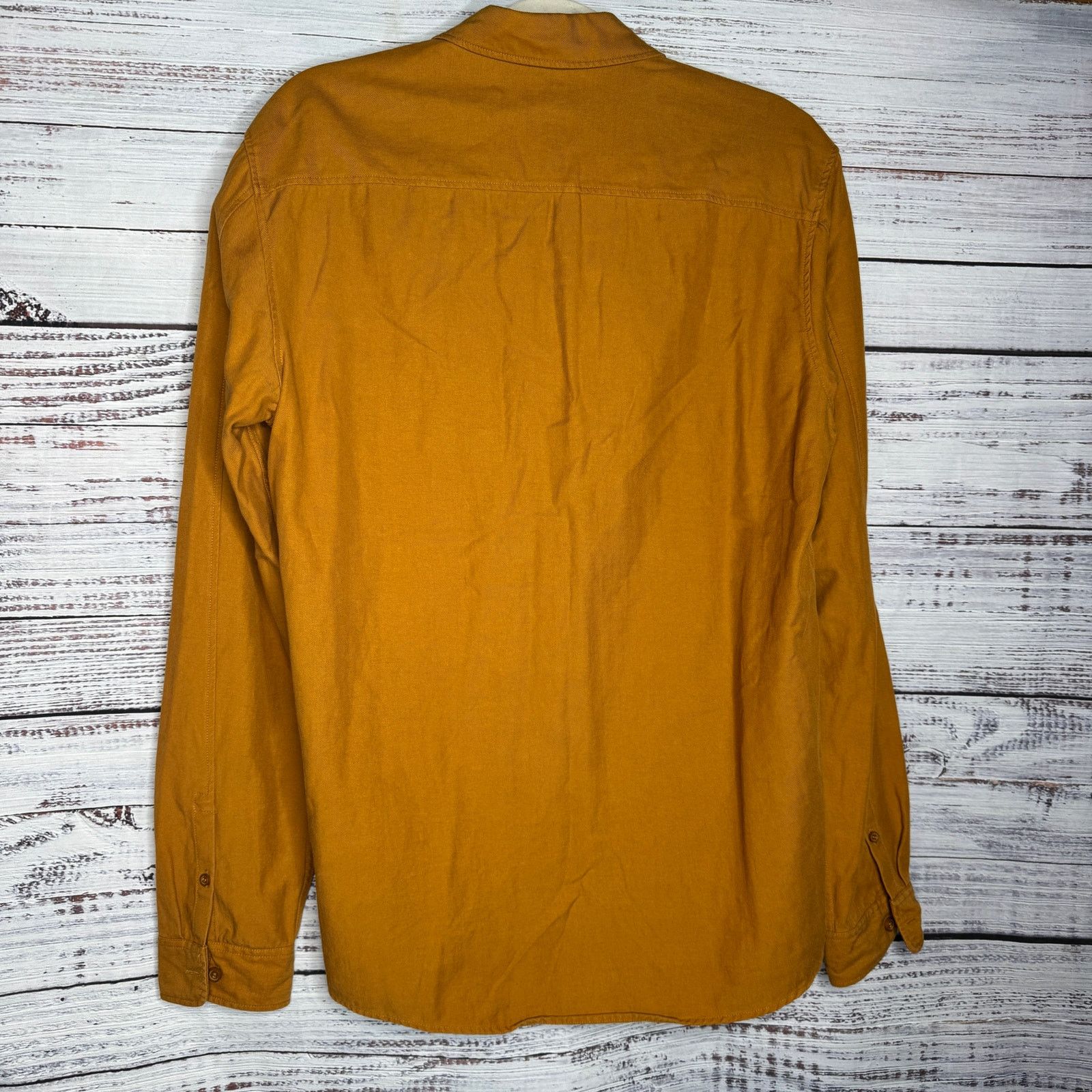 Cos COS Relaxed Fit Casual Button Down Shirt Cotton Yellow M Size US M / EU 48-50 / 2 - 4 Thumbnail