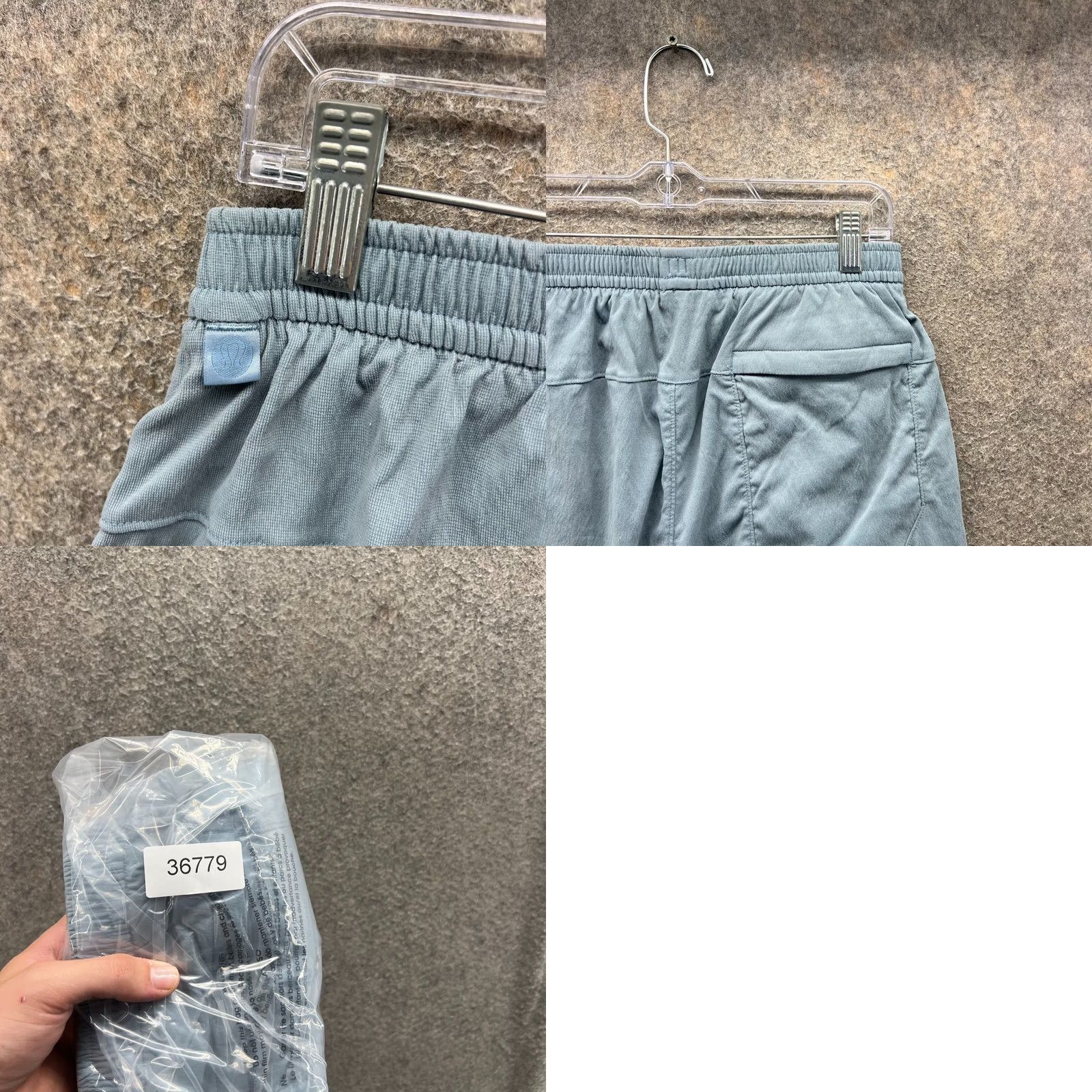 Lululemon Lululemon Shorts Women 10 Blue Tencel High Rise Drawstring Relaxed Fit Activewear Casual Summer 10 Womens Size 32" / US 10 / IT 46 - 8 Thumbnail
