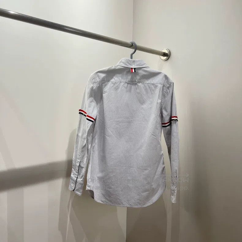 Thom Browne Thom Browne Striped Long Sleeve Shirt Size US XS / EU 42 / 0 - 2 Thumbnail
