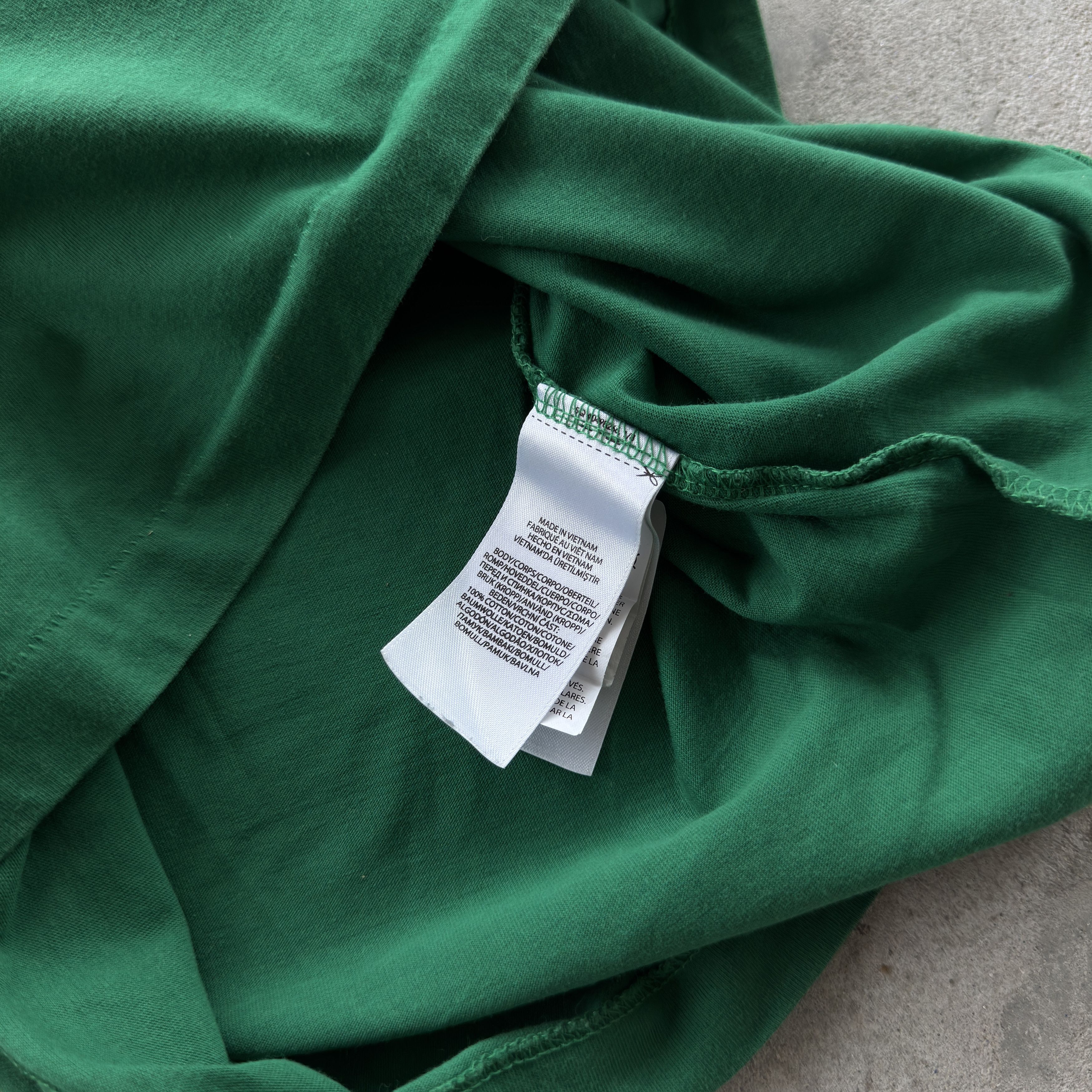 Polo Ralph Lauren Vintage Polo Sport Ralph Lauren Green Big Logo T Shirt Size US L / EU 52-54 / 3 - 5 Thumbnail