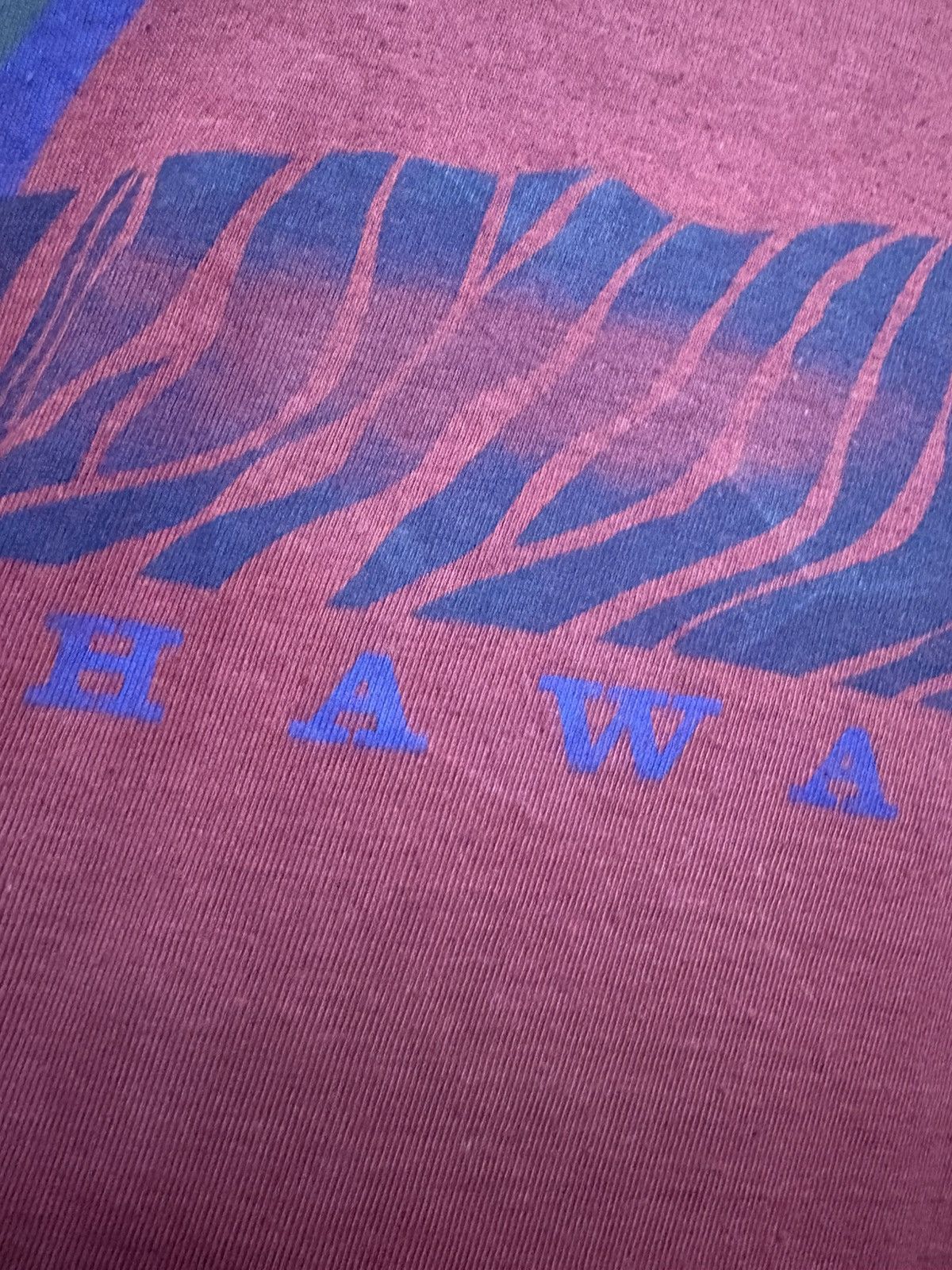 Vintage Vintage Hawaii Souvenir Tshirt 80’s Volcano Rainbow Boho Size US L / EU 52-54 / 3 - 4 Thumbnail