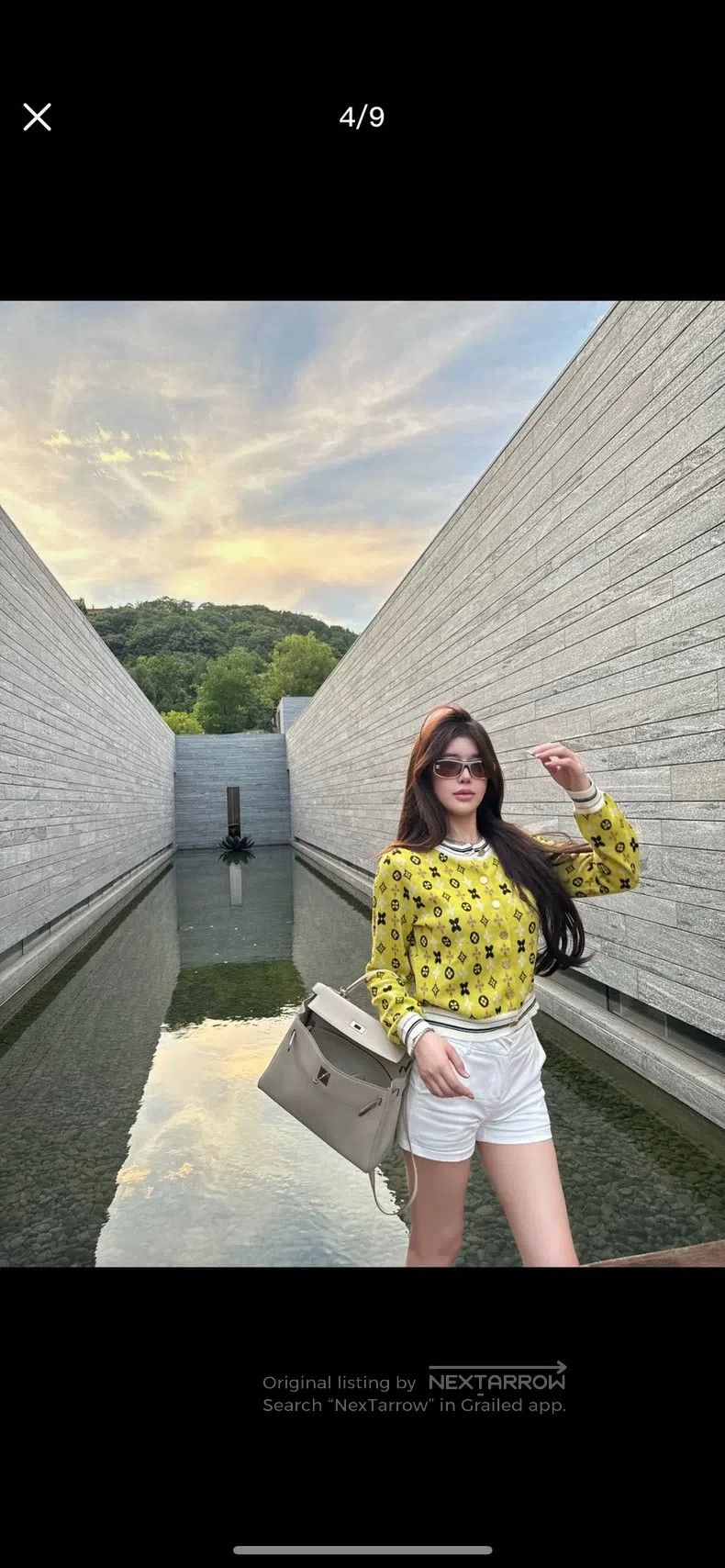 Louis Vuitton Louis Vuitton Yellow presbyopic slim stretch knit cardigan Size XS / US 0-2 / IT 36-38 - 6 Thumbnail