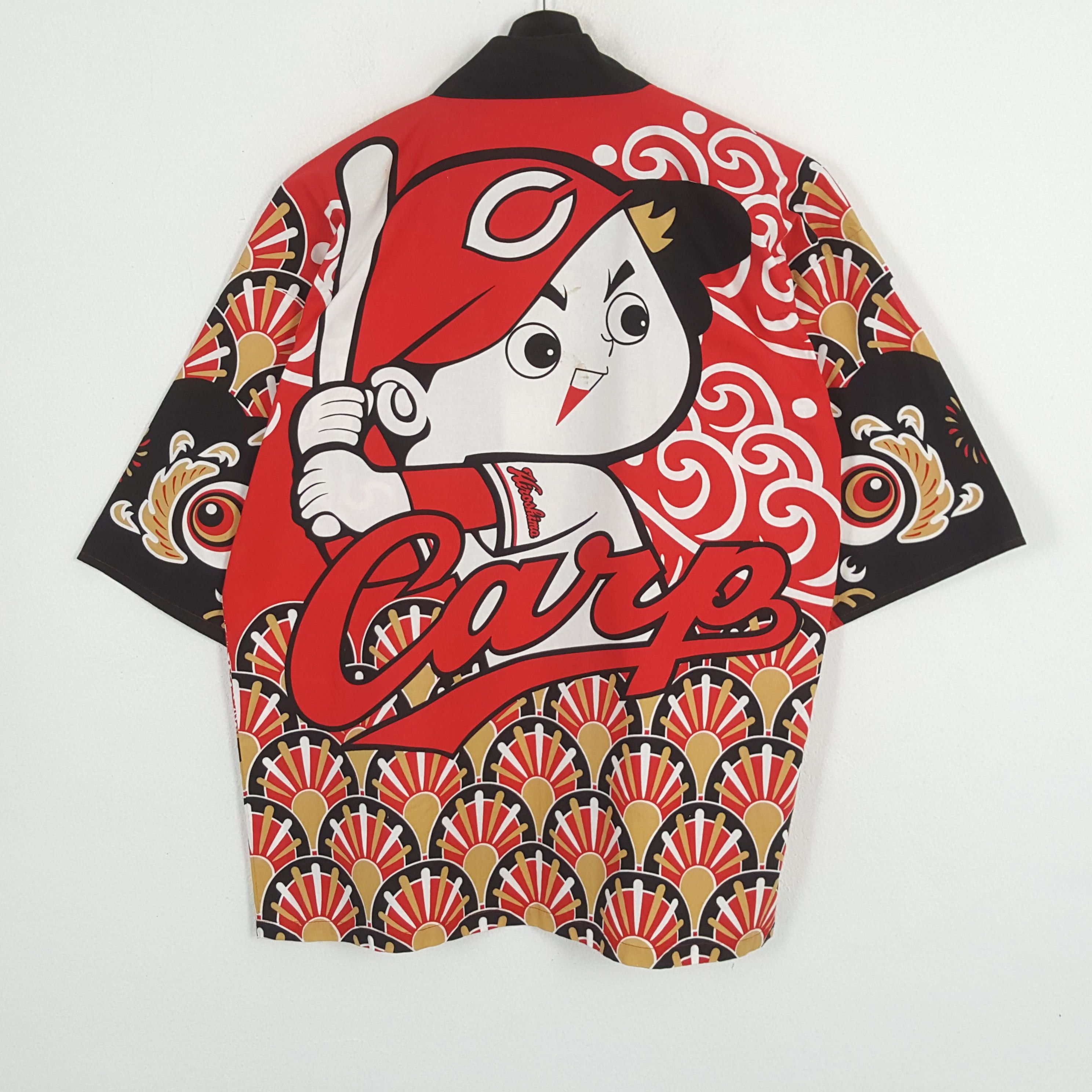 Japanese Brand × Vintage HIROSHIMA TOYO CARP Professional Baseball Team Kimono Jacket Size US XL / EU 56 / 4 - 1 Thumbnail