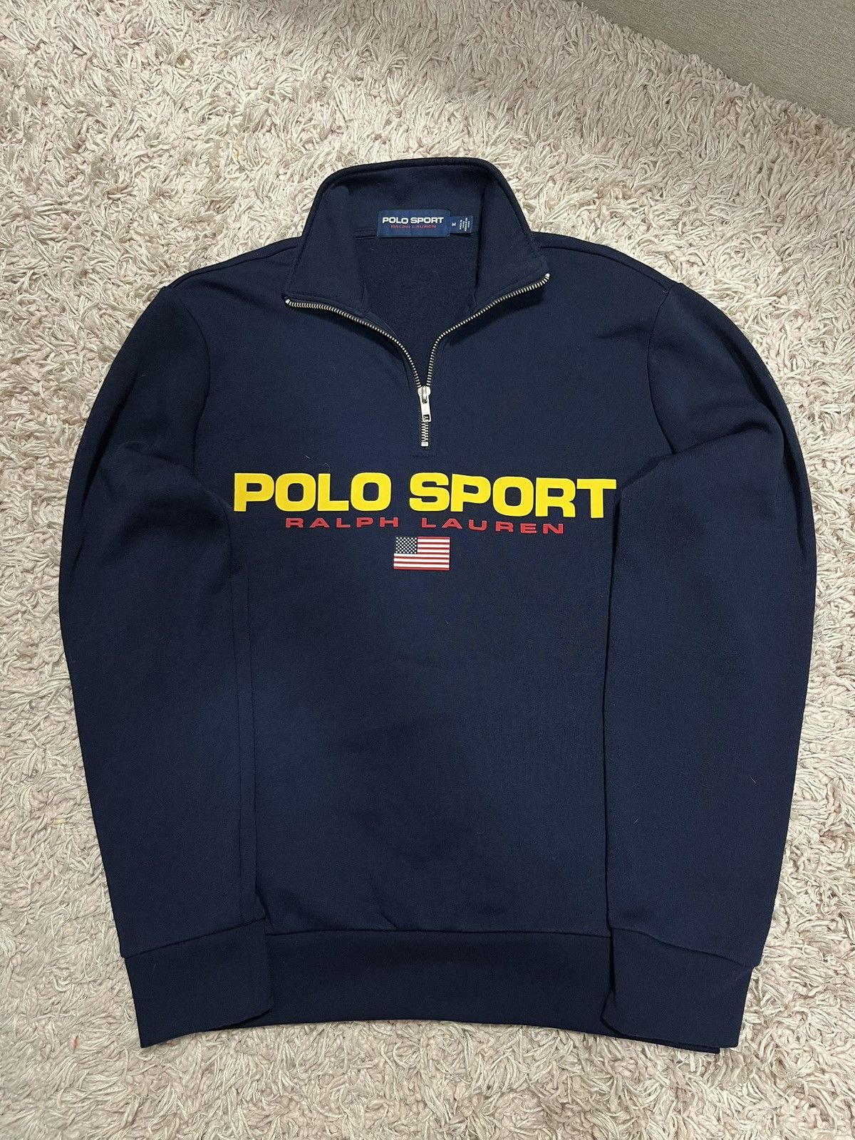 Polo Ralph Lauren Quarter Zip, Sweatshirt Polo Ralph lauren sport Size US M / EU 48-50 / 2 - 1 Thumbnail