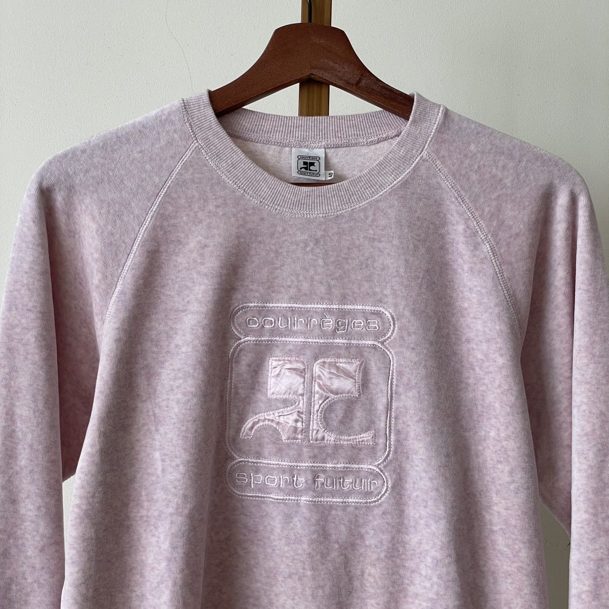 Courreges Vintage Courreges Spell Out Sweatshirt Size S / US 4 / IT 40 - 2 Thumbnail