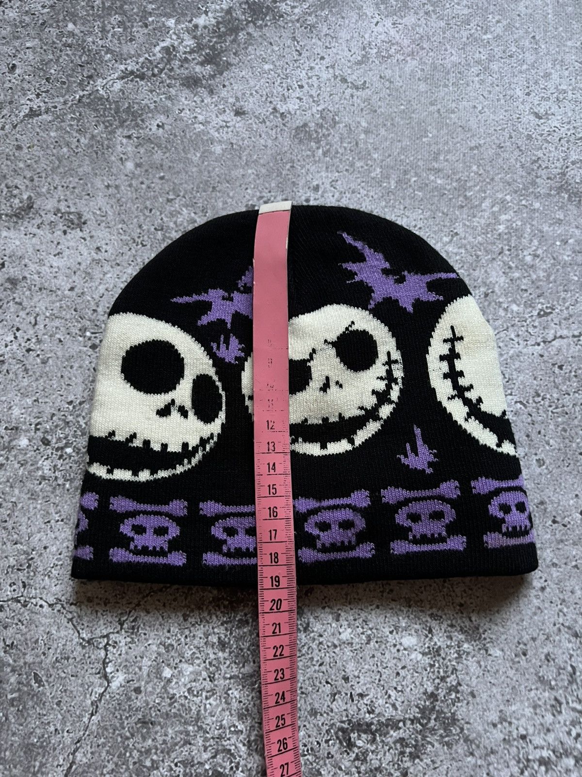 Vintage The Nightmare before Christmas Style Beanie Hat Size ONE SIZE - 10 Thumbnail