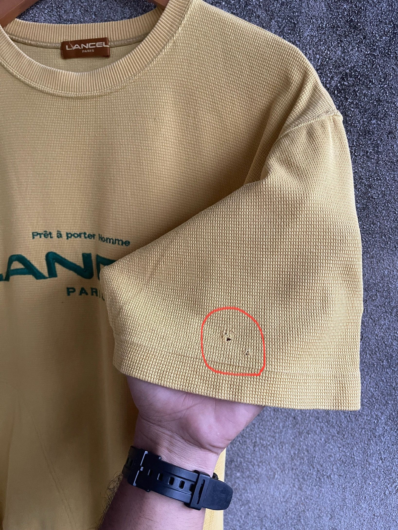 Lancel × Vintage Vintage’90s🔥LANCEL PARIS🔥Spell Out Embroidery Sweatshirt Size US M / EU 48-50 / 2 - 7 Thumbnail