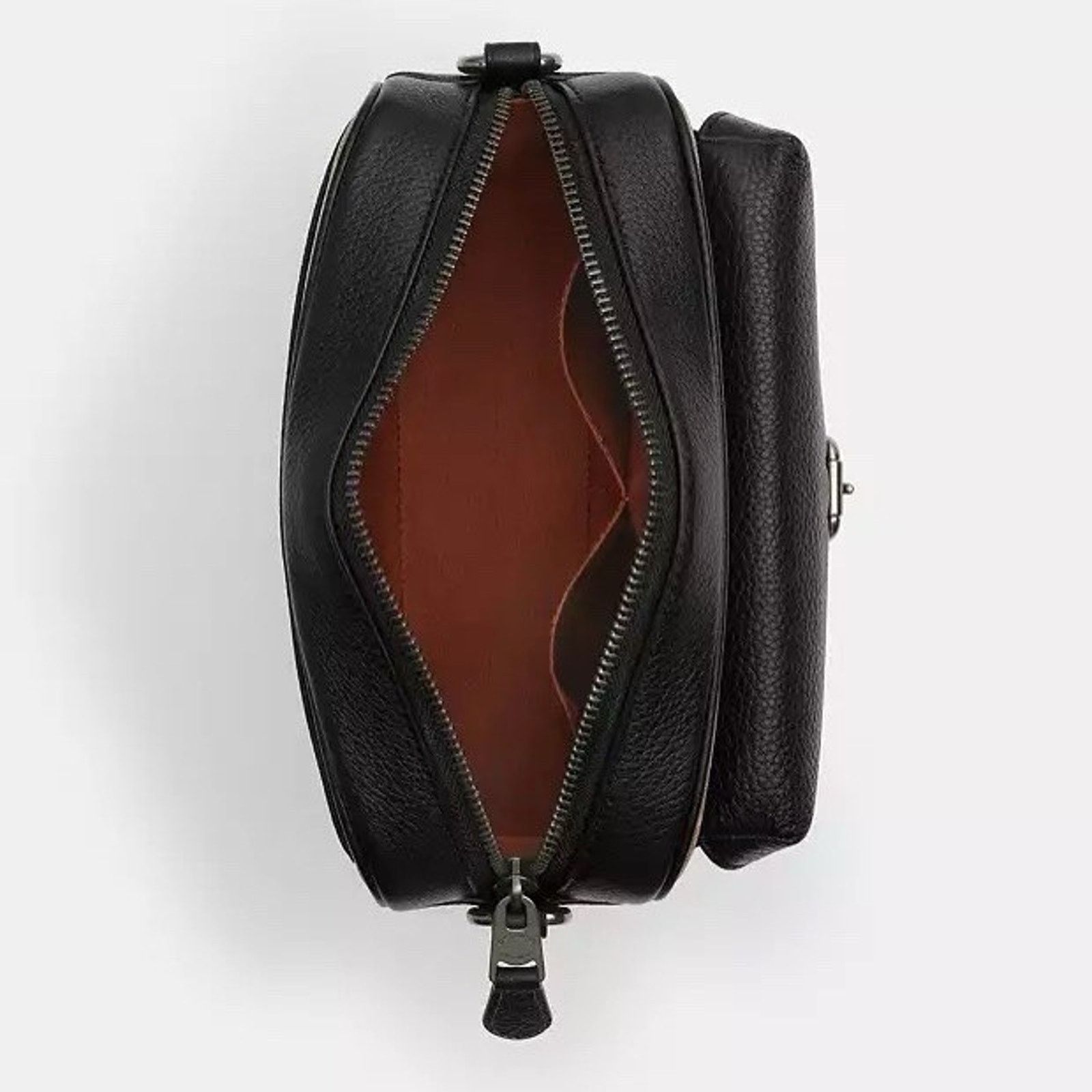 Coach NWT COACH MEN'S Warner Crossbody Bag CW217 Tan/Black Size ONE SIZE - 8 Thumbnail