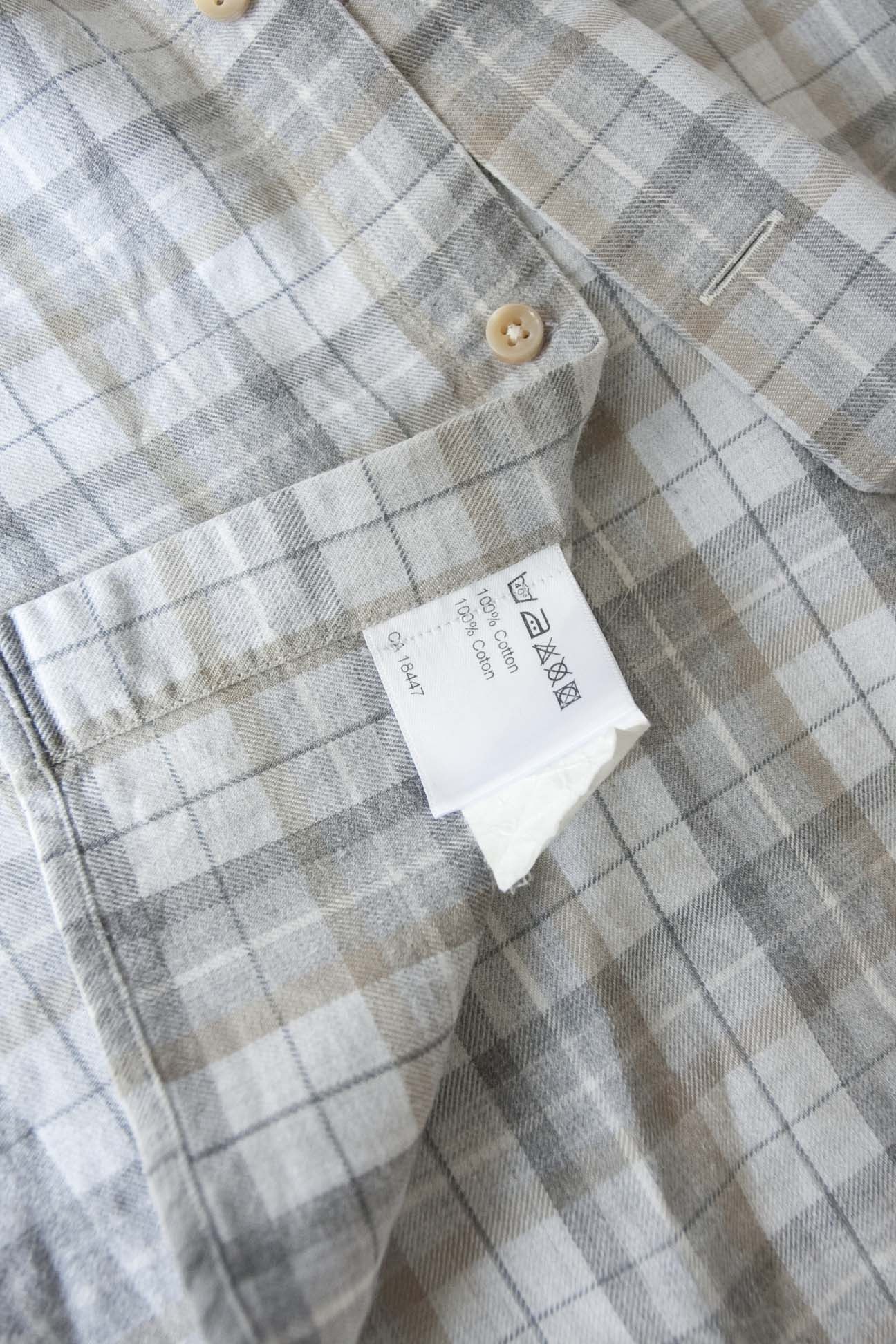 Other Stenstroms Shirt Fitted Body Size M Gray Plaid Size US M / EU 48-50 / 2 - 3 Thumbnail