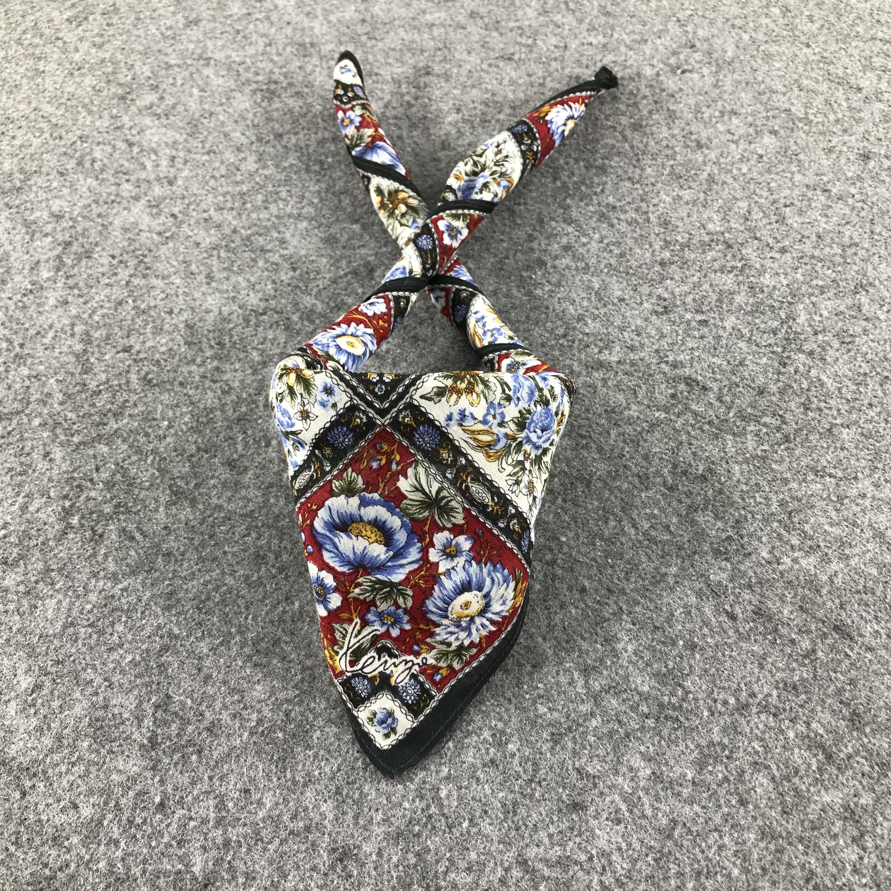Kenzo Kenzo Floral Handkerchief Neckerchief Bandana H191 Size ONE SIZE - 2 Thumbnail
